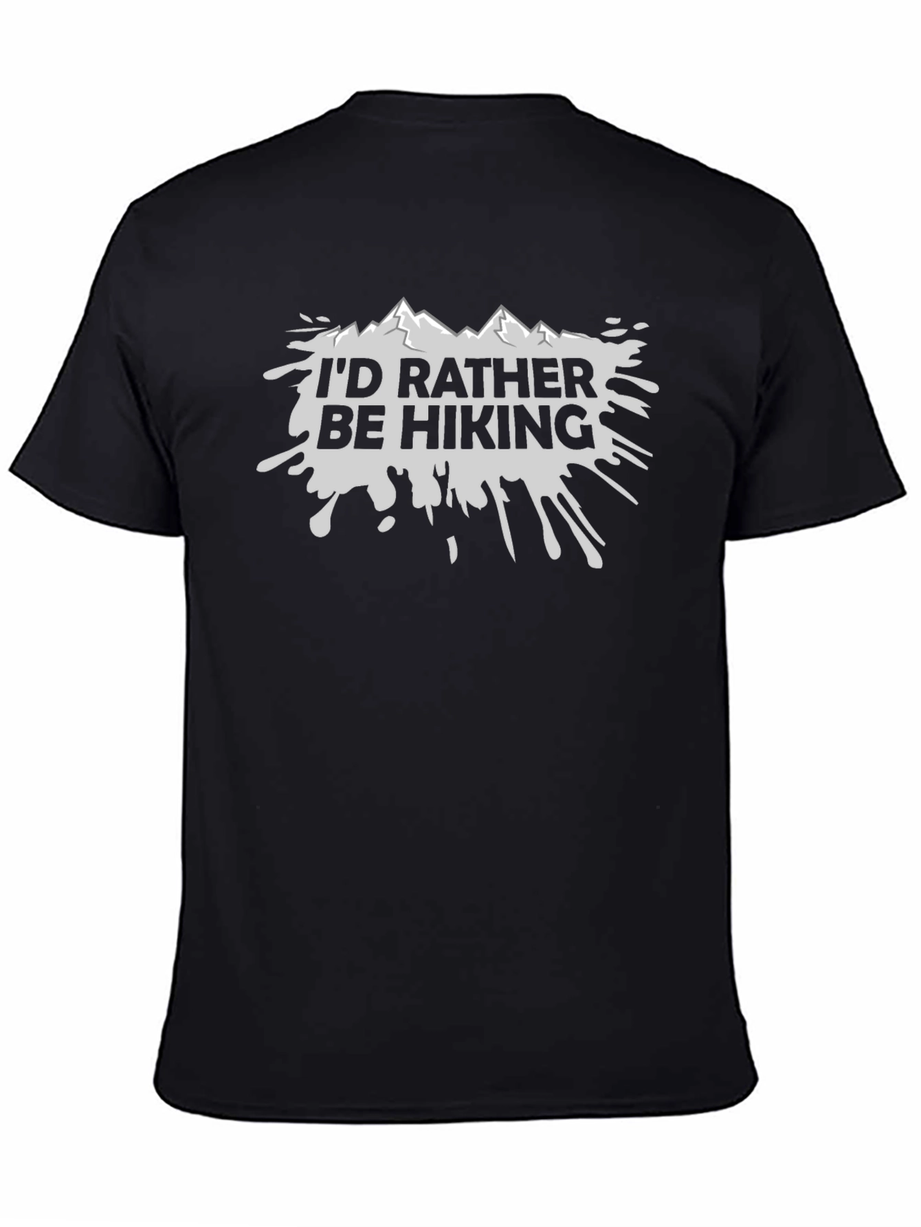 Hiking Graphic Tee - Id Rather Be Hiking T-Shirt