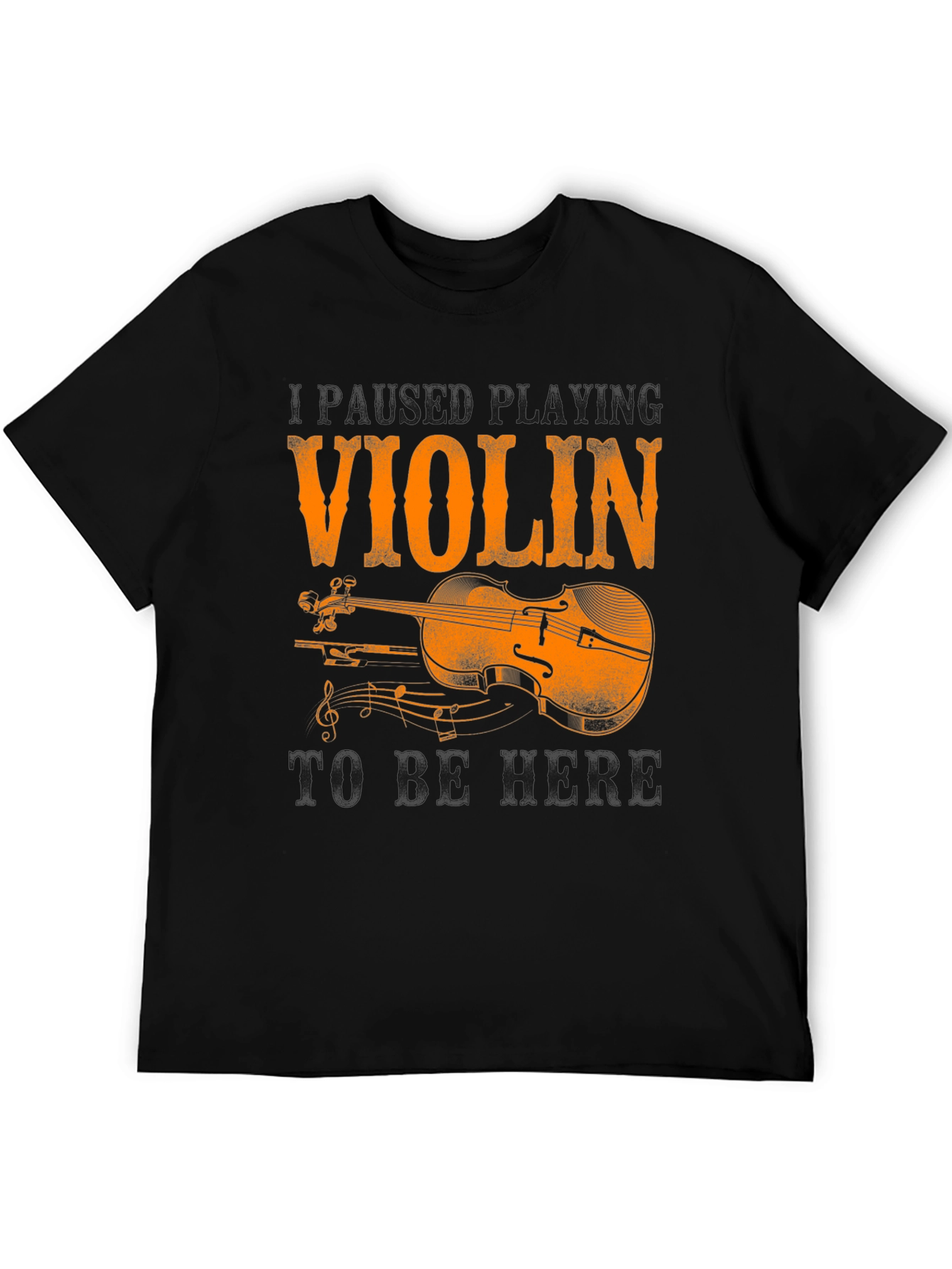 Violin Graphic Tee - Music Lovers T-Shirt