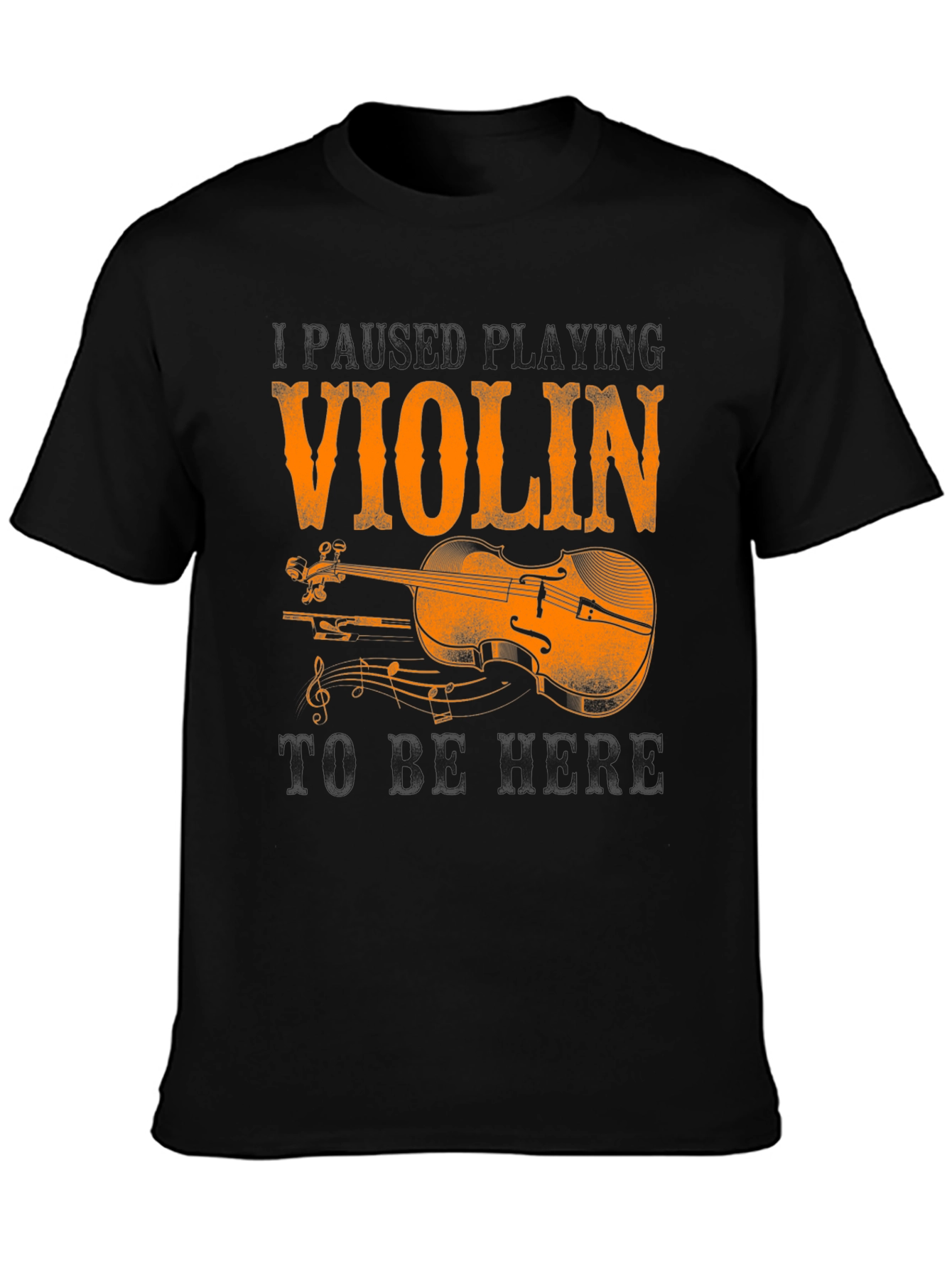 Violin Graphic Tee - Music Lovers T-Shirt