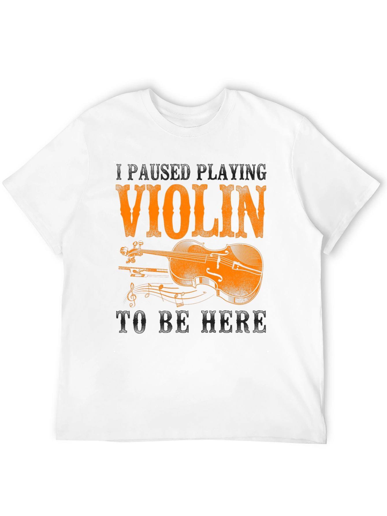Violin Graphic Tee - Music Lovers T-Shirt