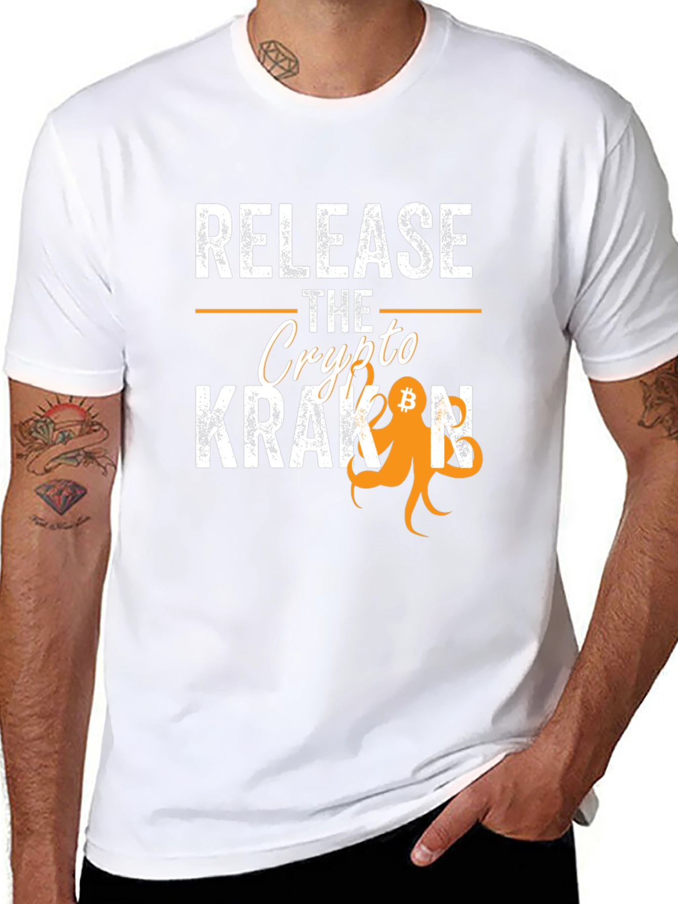 Release The Crypto Kraken Bitcoin T-Shirt