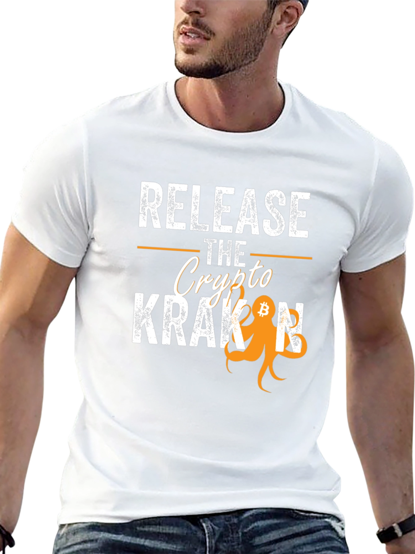Release The Crypto Kraken Bitcoin T-Shirt