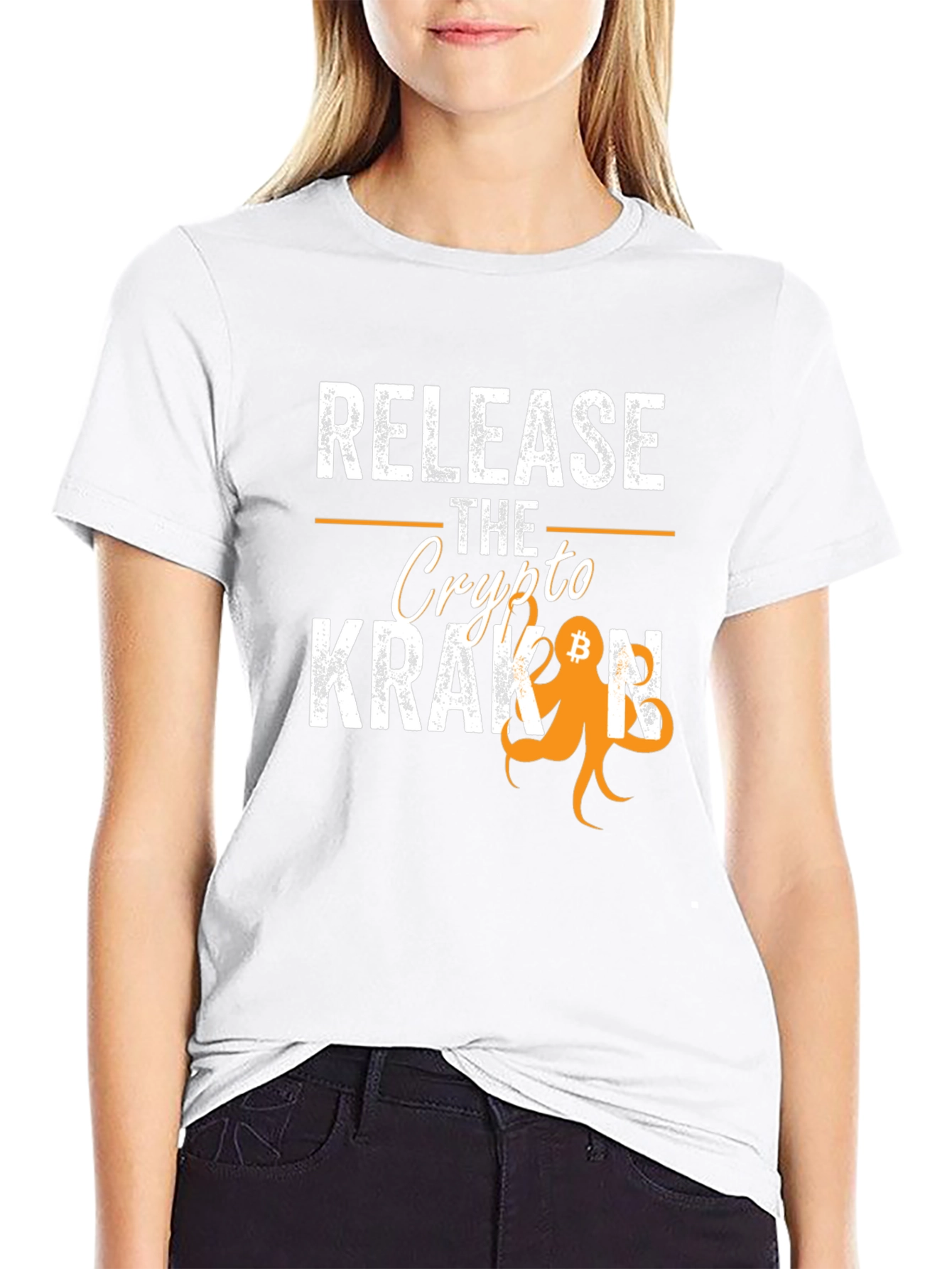 Release The Crypto Kraken Bitcoin T-Shirt