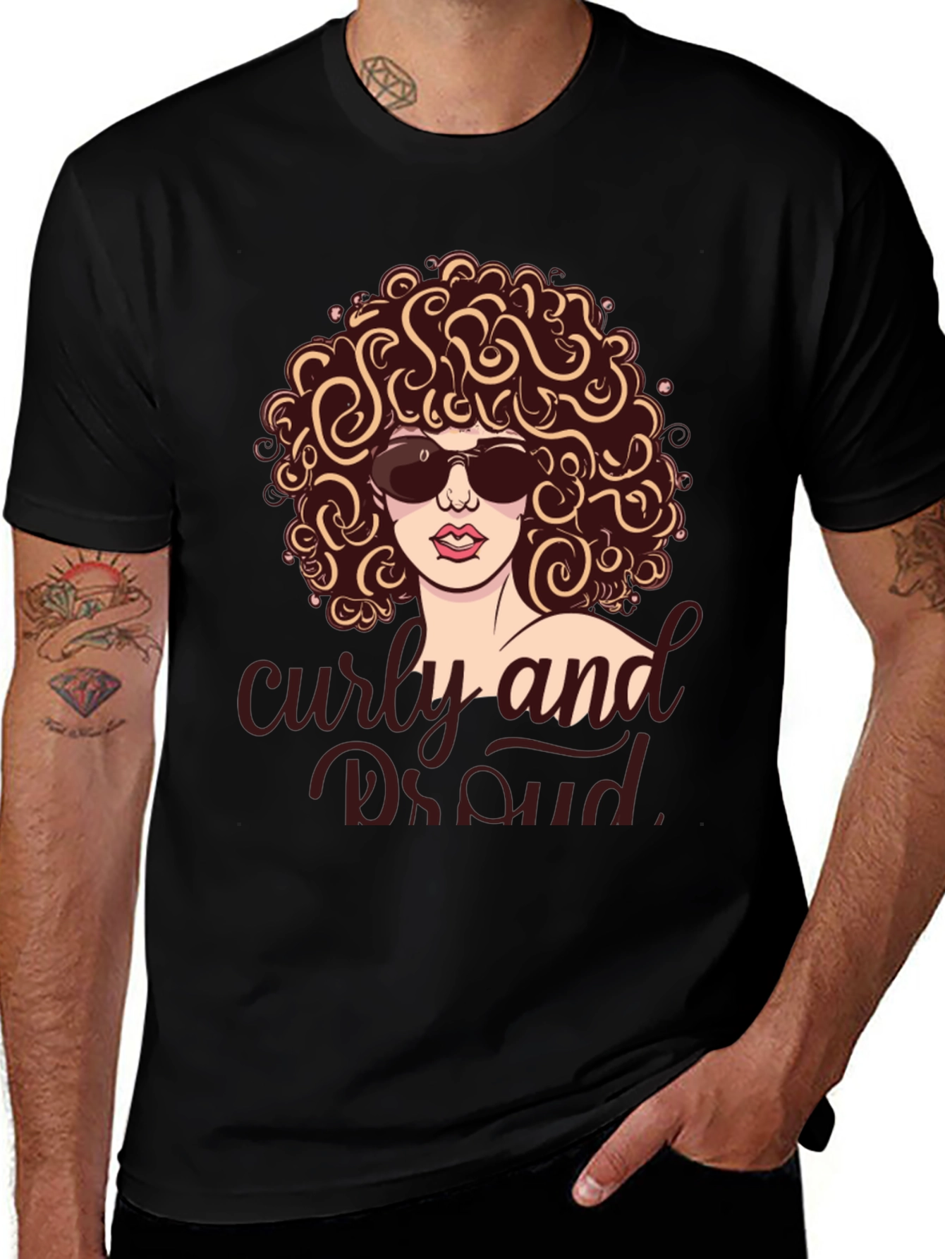 Curly & Proud T-Shirt - Unisex Graphic Tee