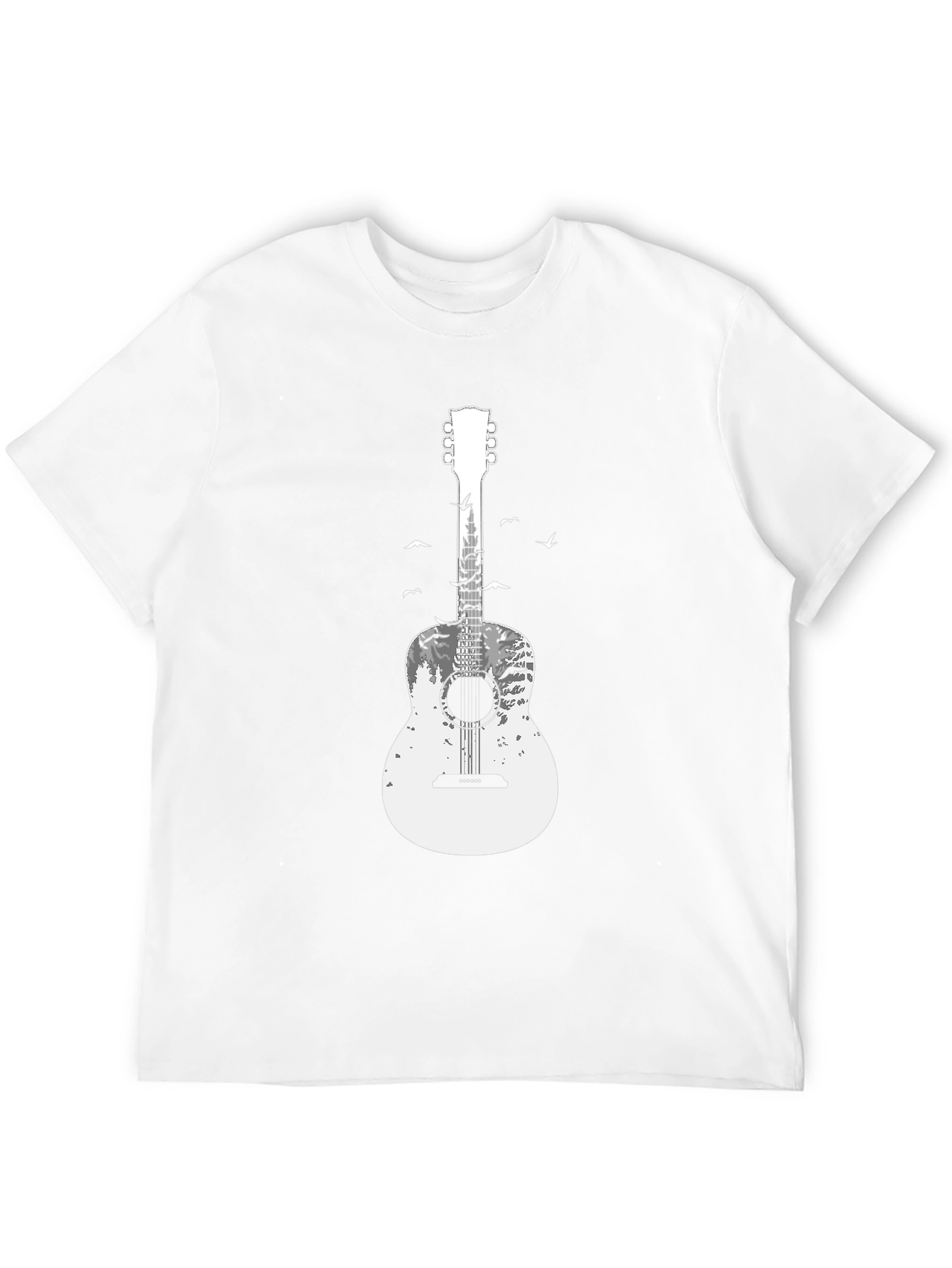 Guitar Landscape Graphic T-Shirt