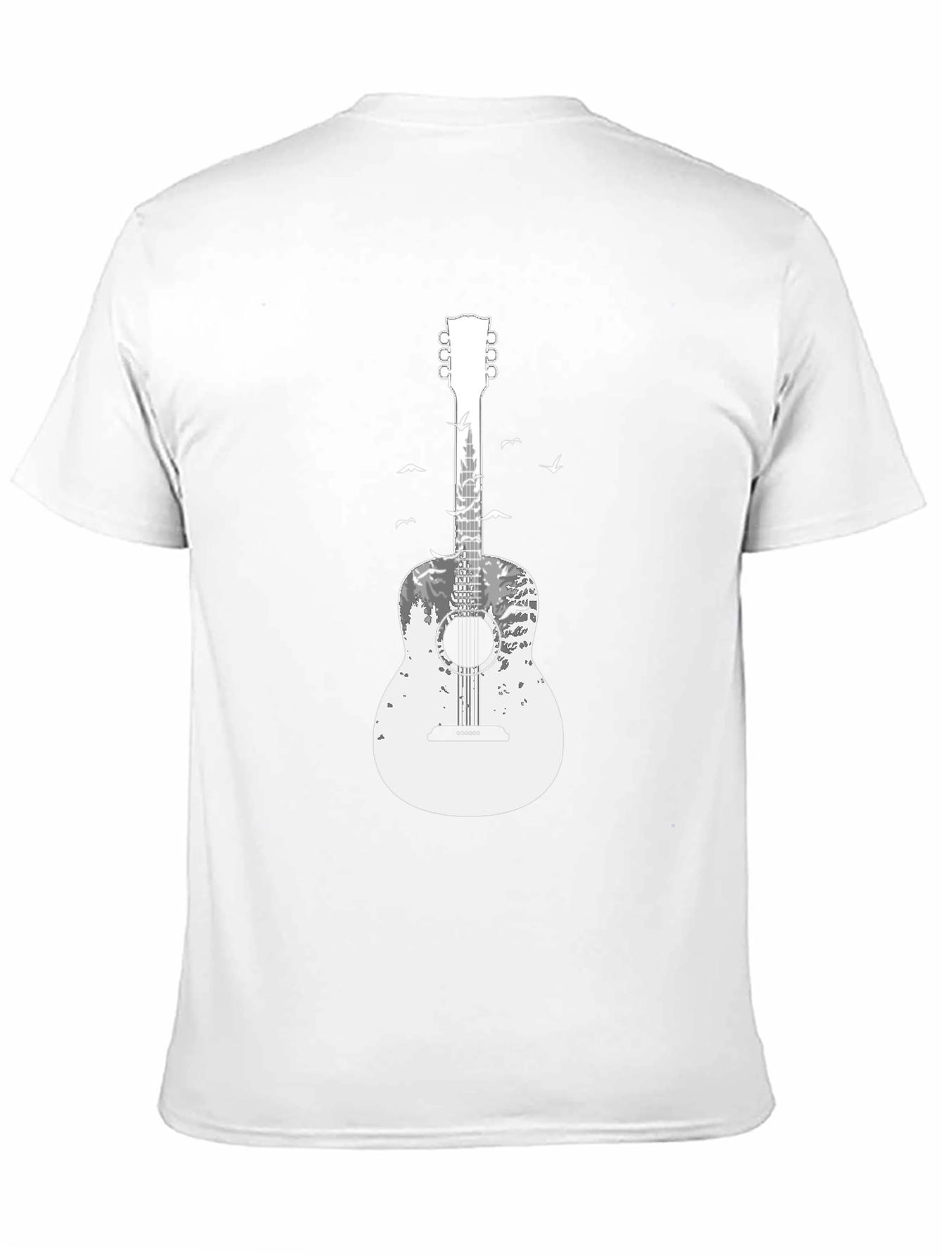 Guitar Landscape Graphic T-Shirt