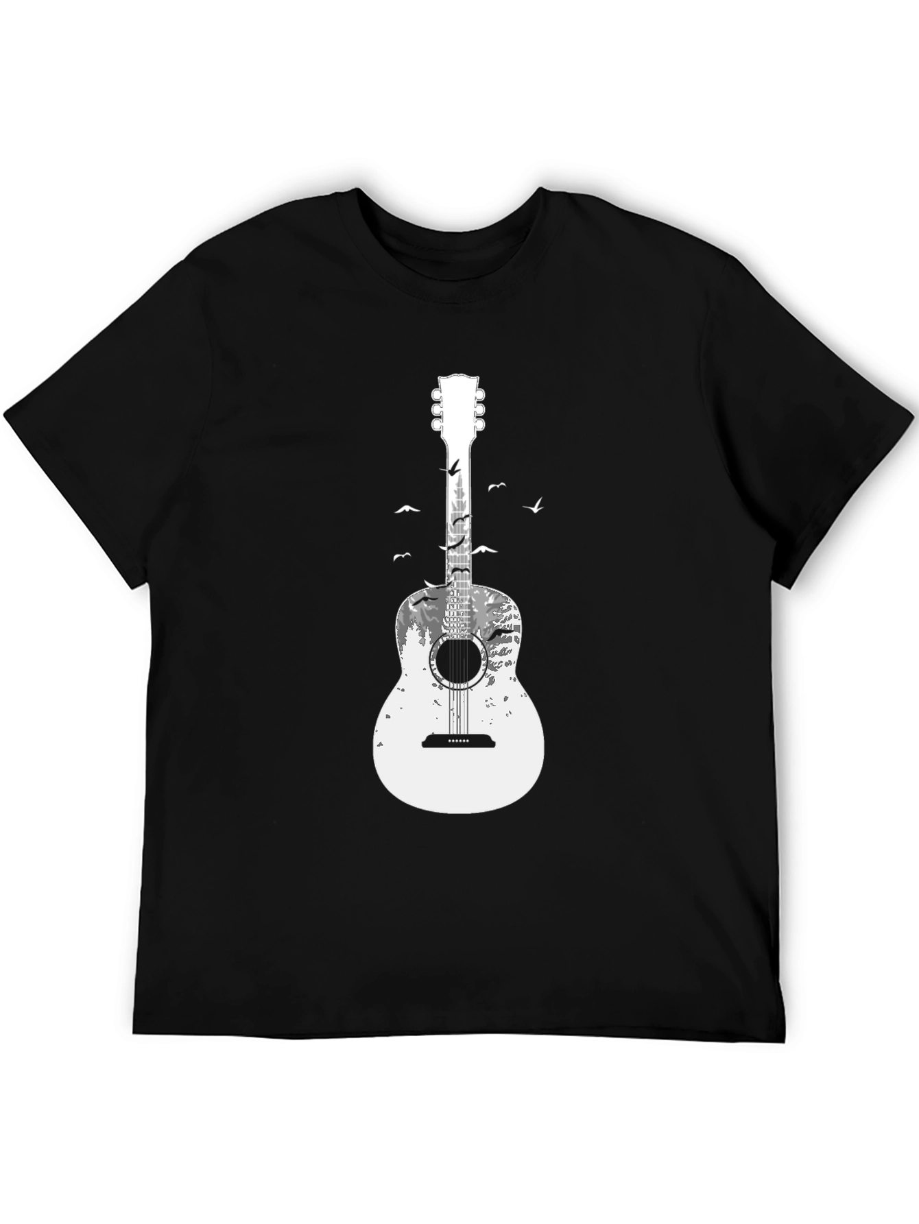 Guitar Landscape Graphic T-Shirt
