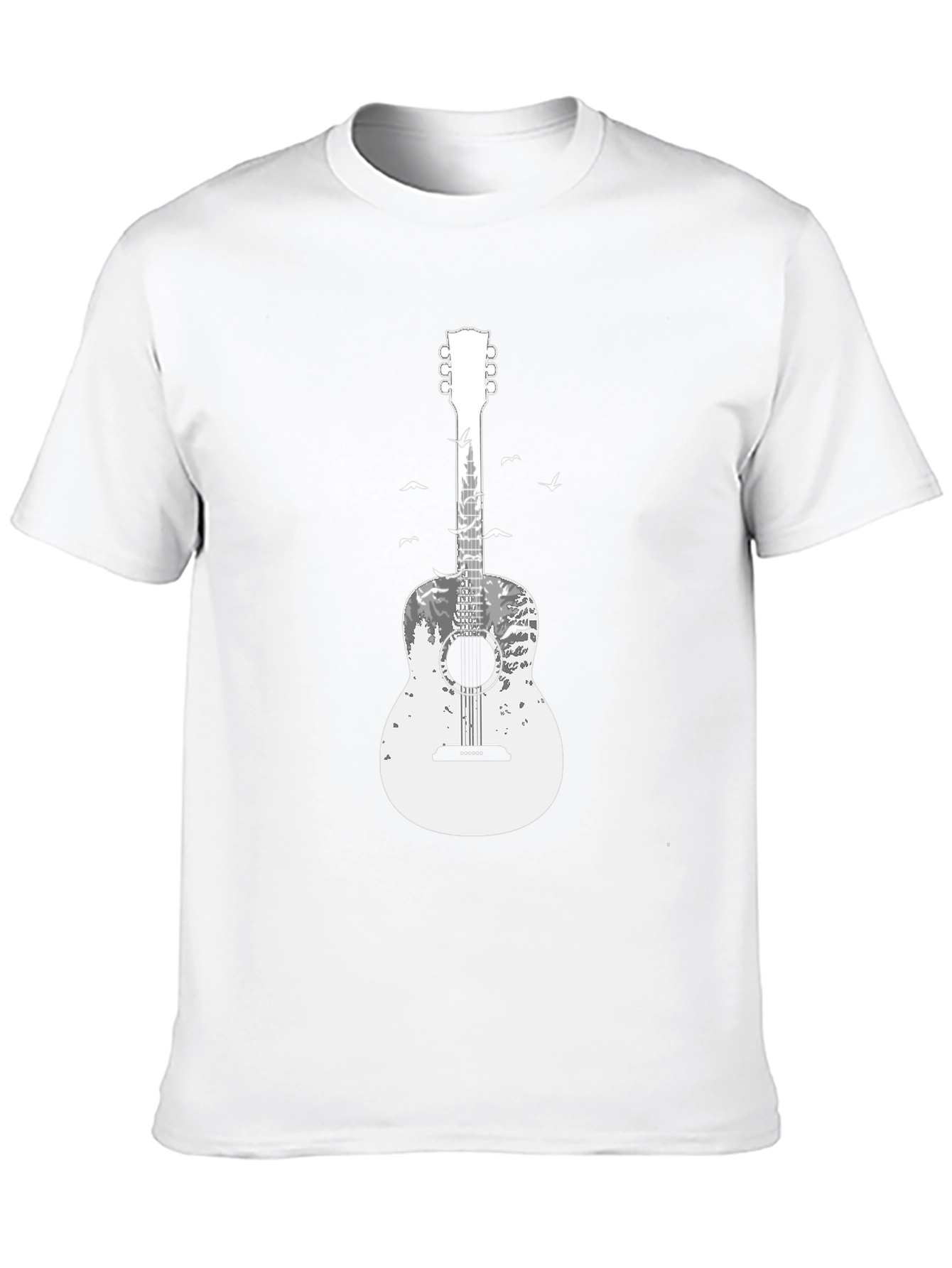 Guitar Landscape Graphic T-Shirt