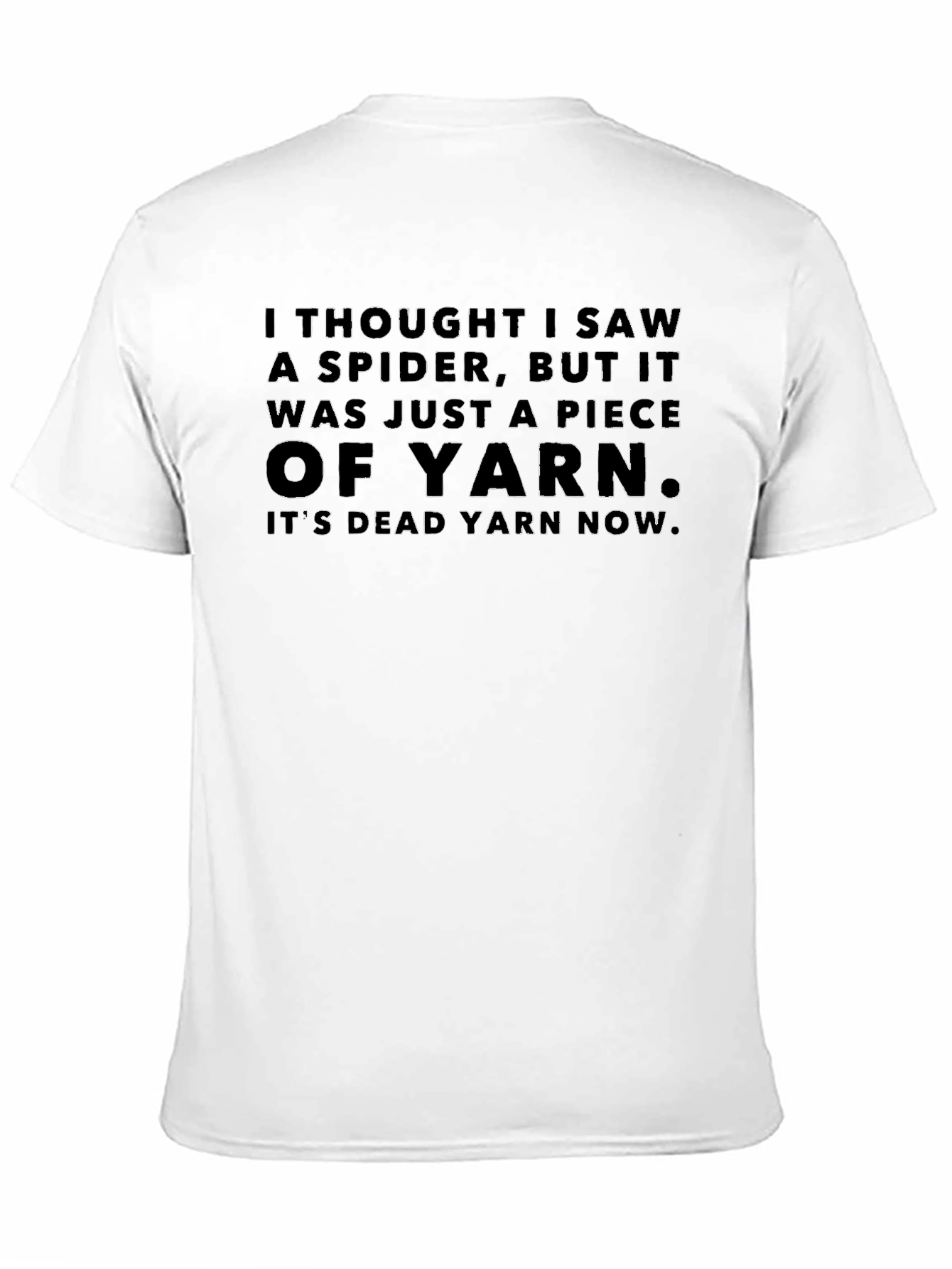 Funny Spider Yarn Graphic T-Shirt
