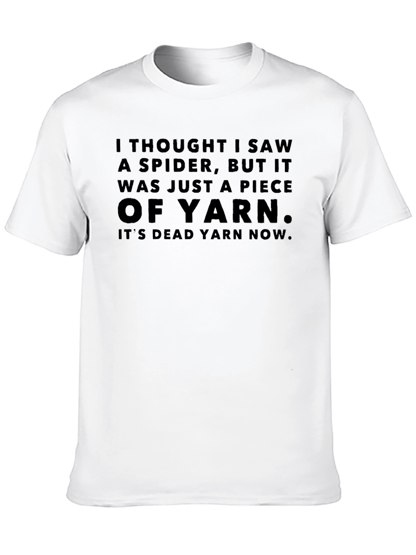 Funny Spider Yarn Graphic T-Shirt