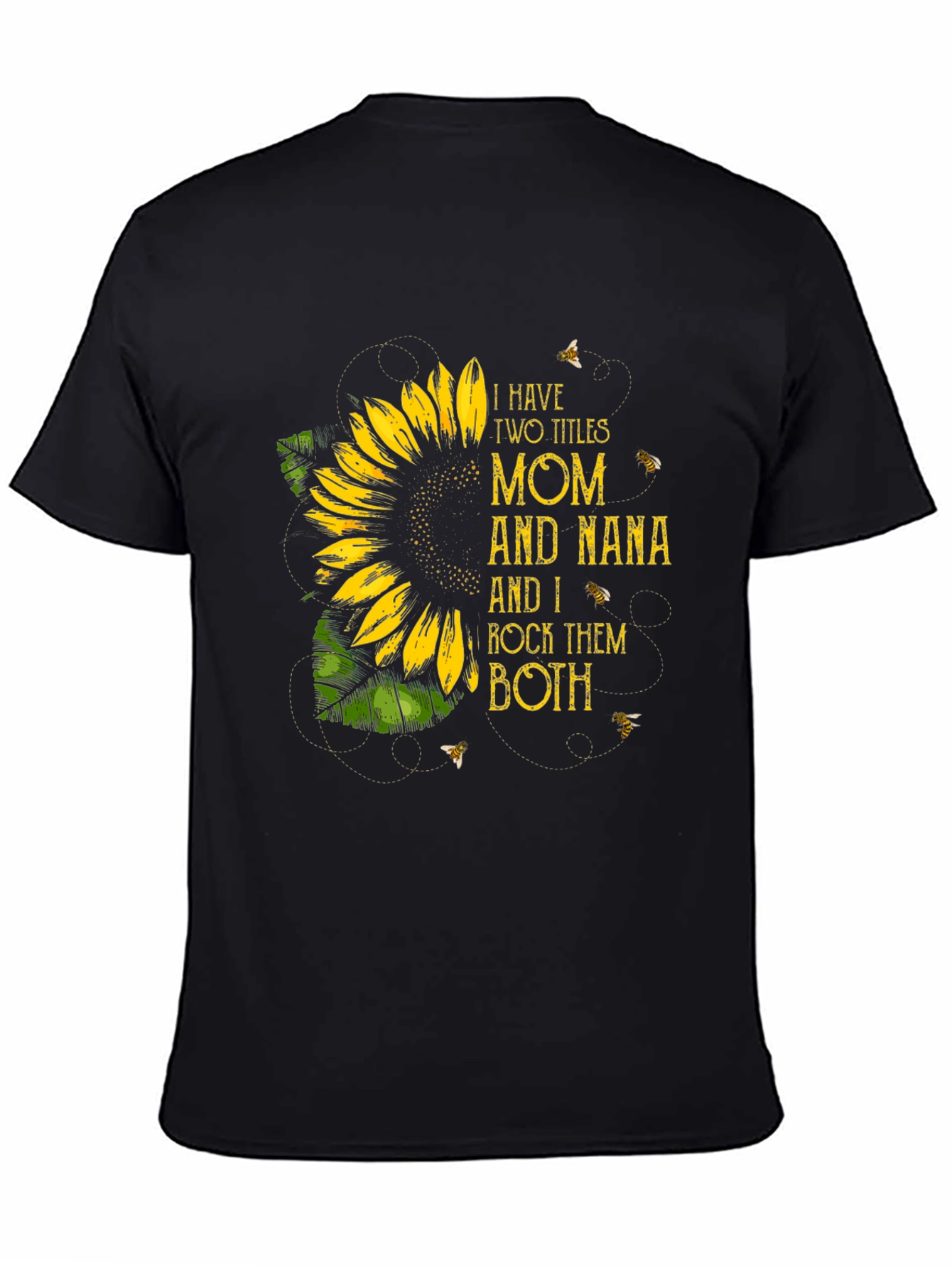 Mom and Nana Sunflower Graphic Tee