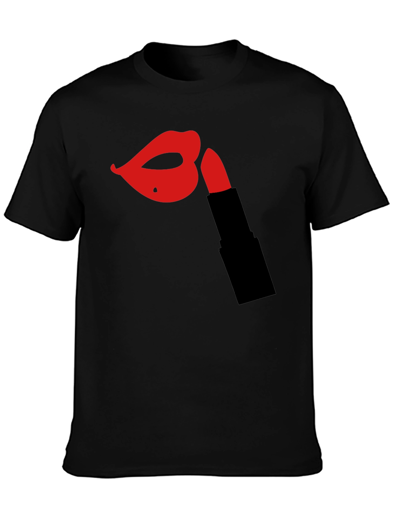 Lips & Lipstick Graphic Tee - Bold Fashion Statement