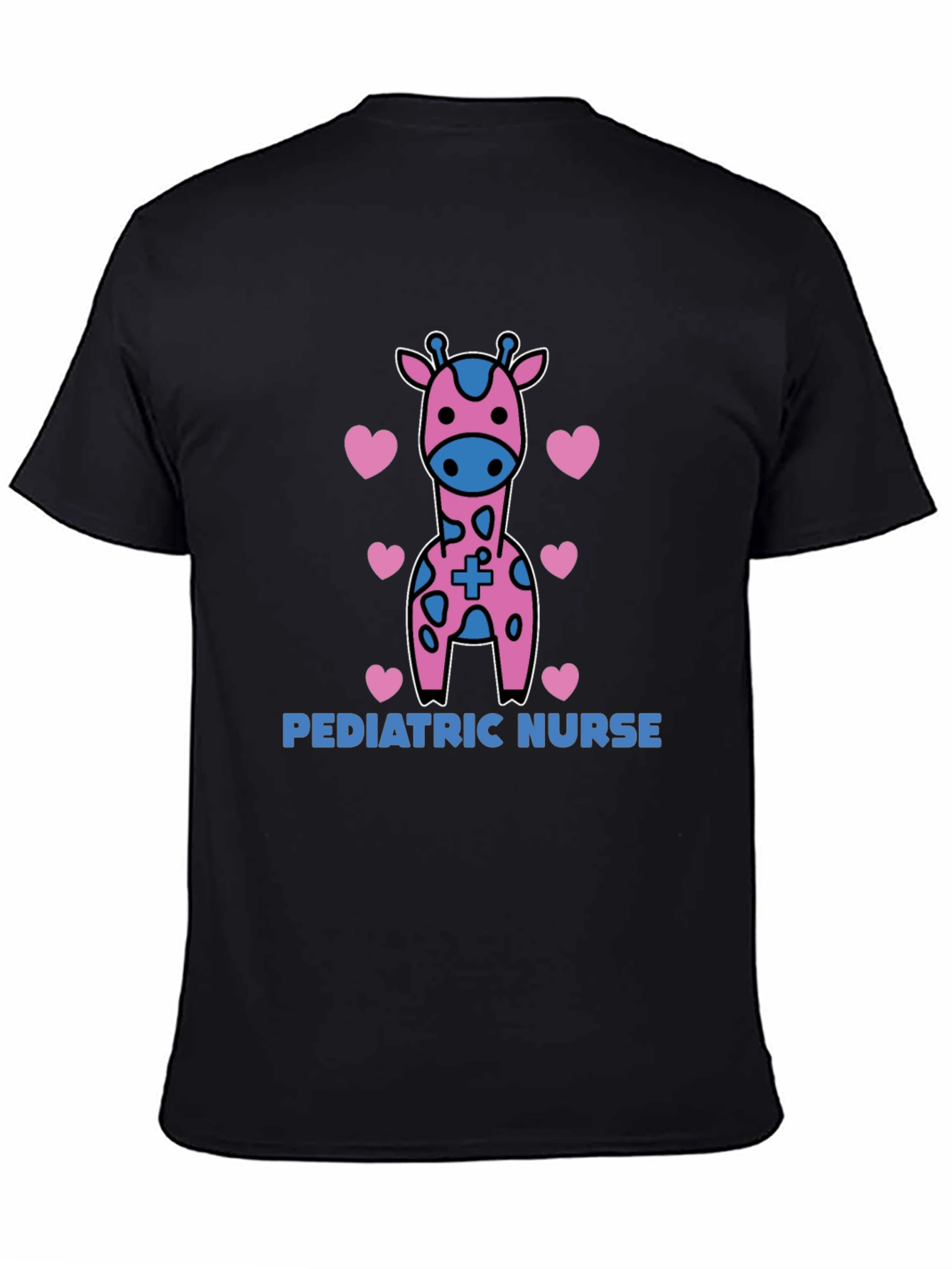 Pediatric Nurse Giraffe Heart T-Shirt