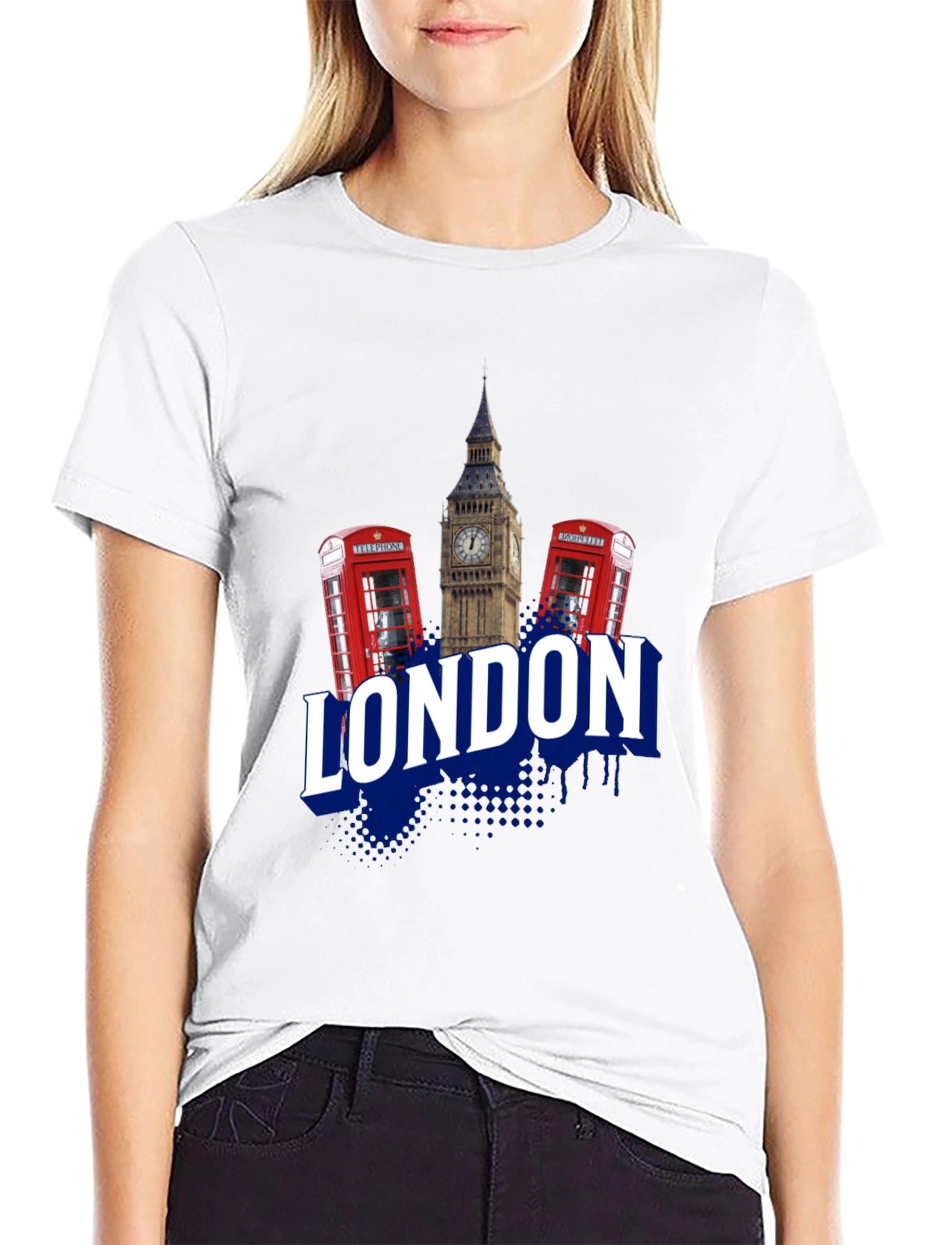 London Graphic Print Crew Neck T-Shirt