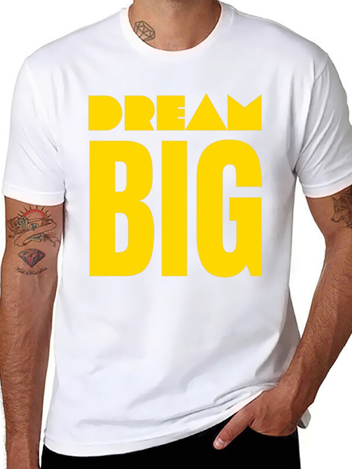 Dream Big Black Graphic Tee