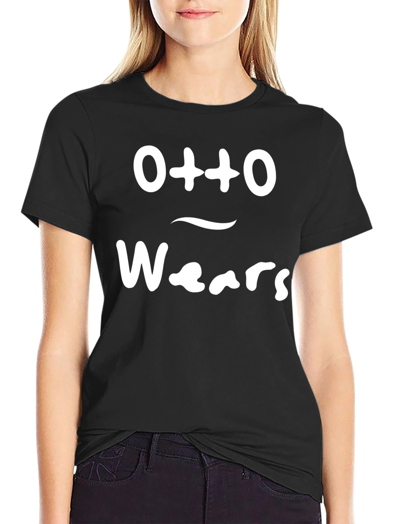 Otto Wears Black T-Shirt - Funny Pun Tee