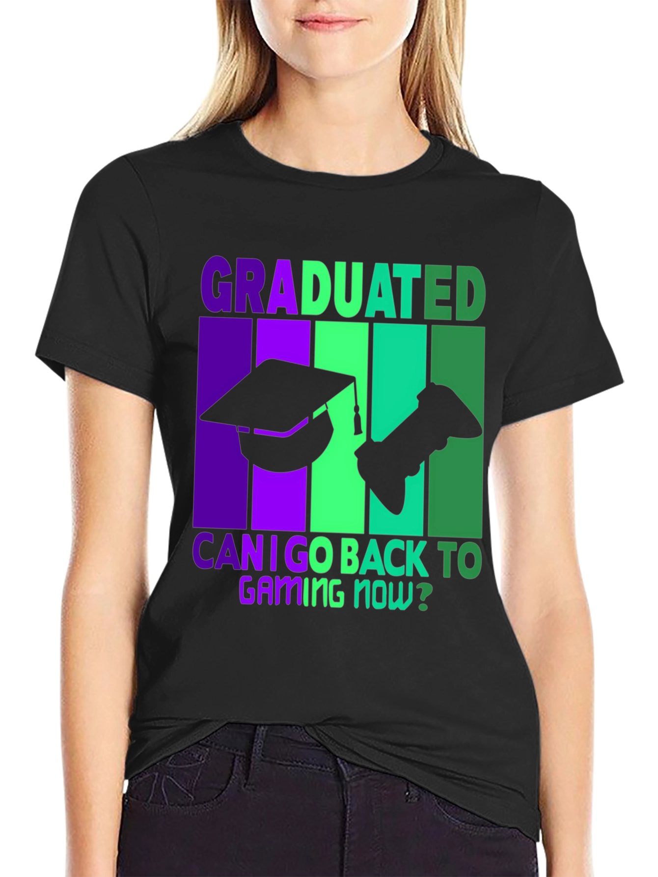 Graduated Can I Game Now? T-Shirt