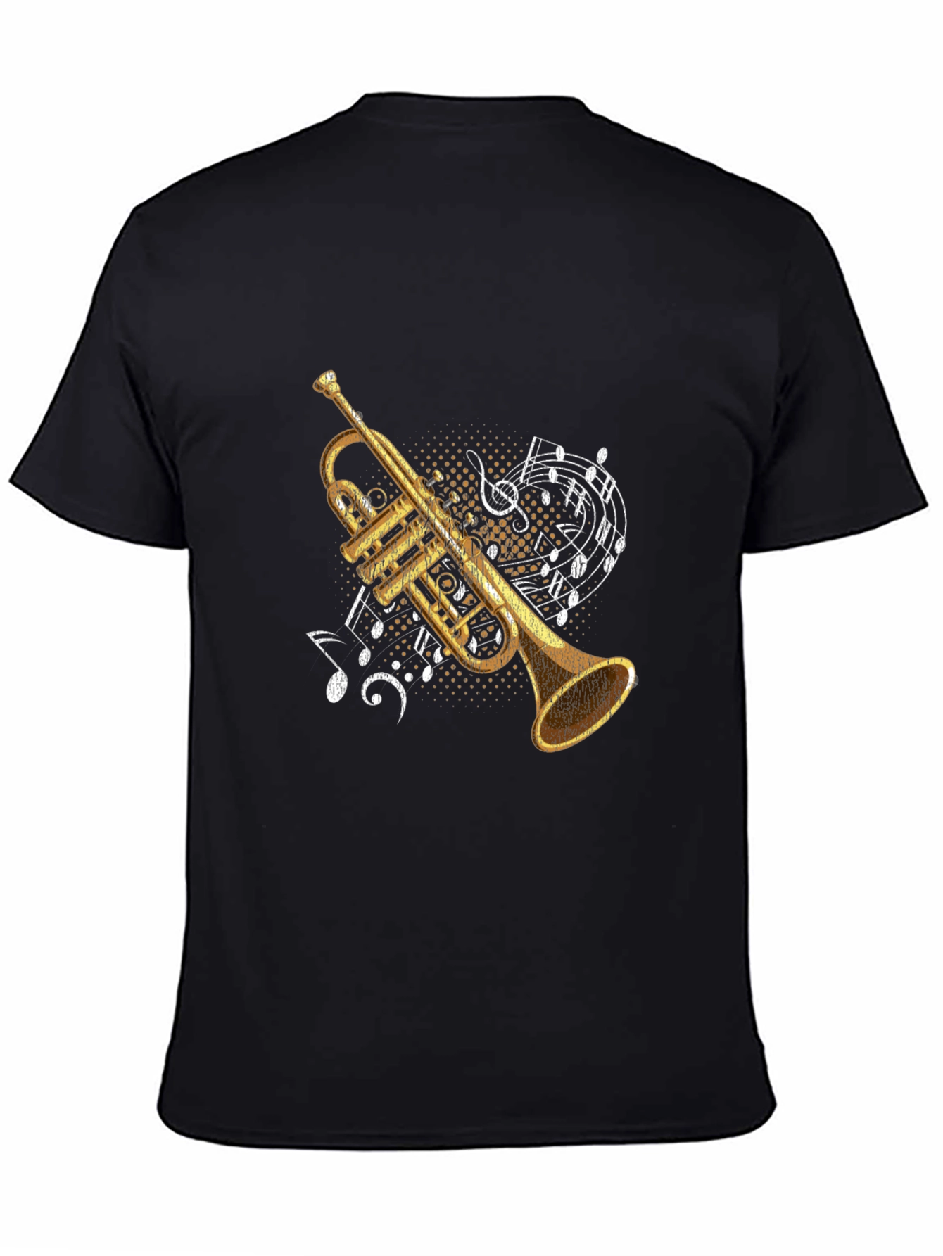 Trumpet Graphic Tee - Music Lovers T-Shirt