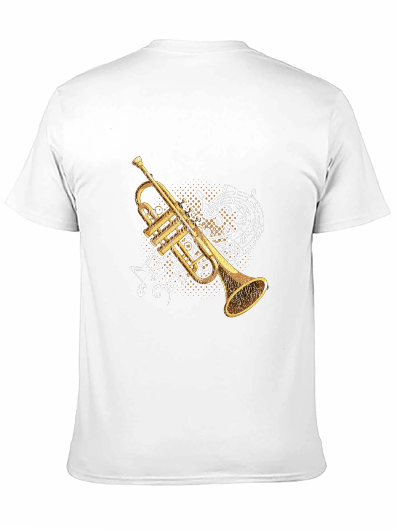 Trumpet Graphic Tee - Music Lovers T-Shirt