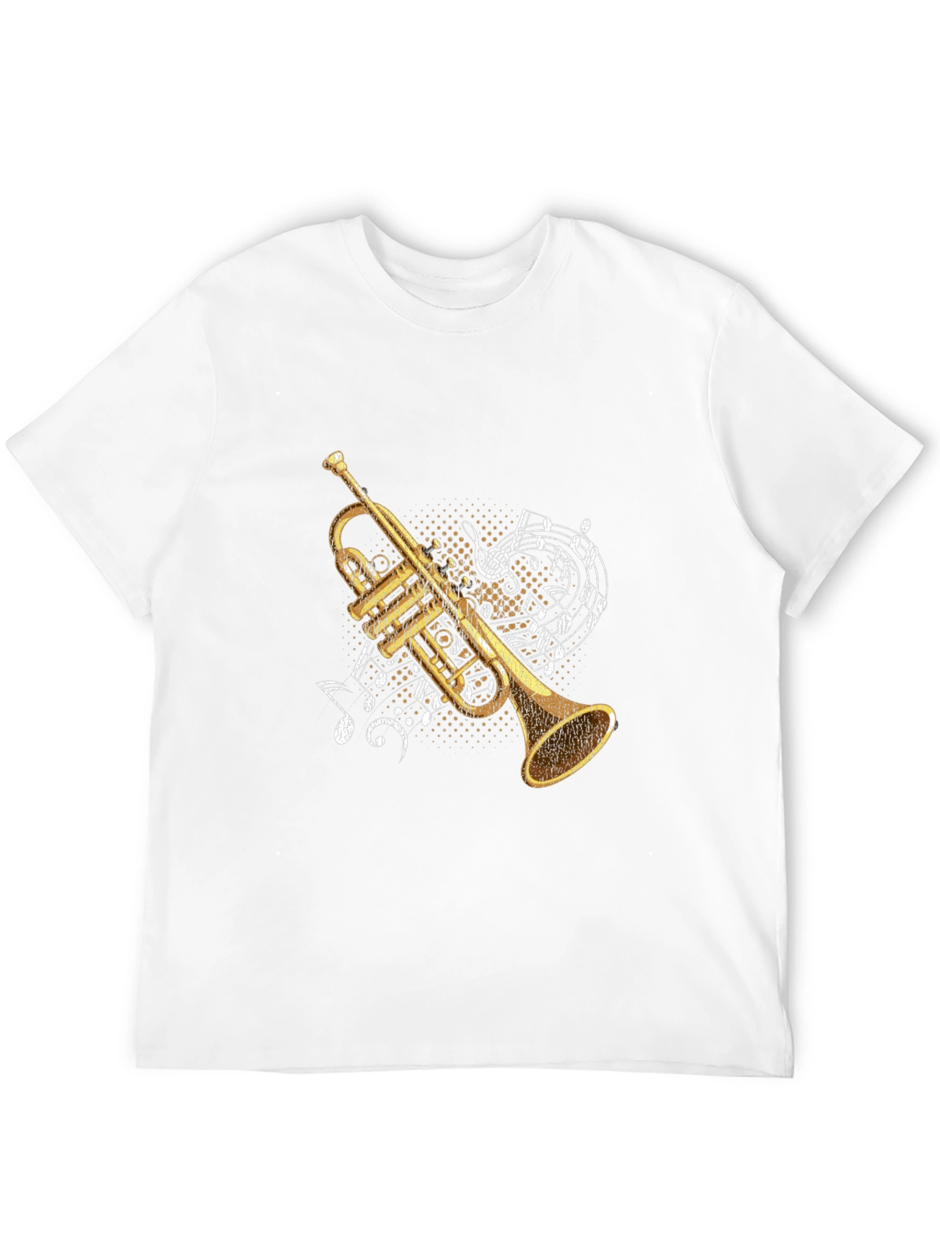 Trumpet Graphic Tee - Music Lovers T-Shirt