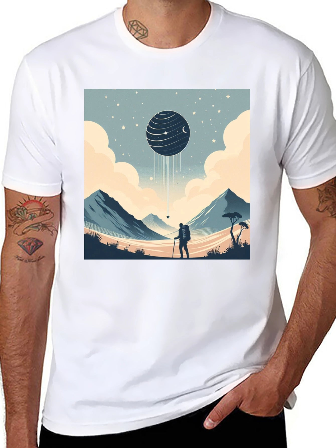 Cosmic Wanderer Graphic Tee