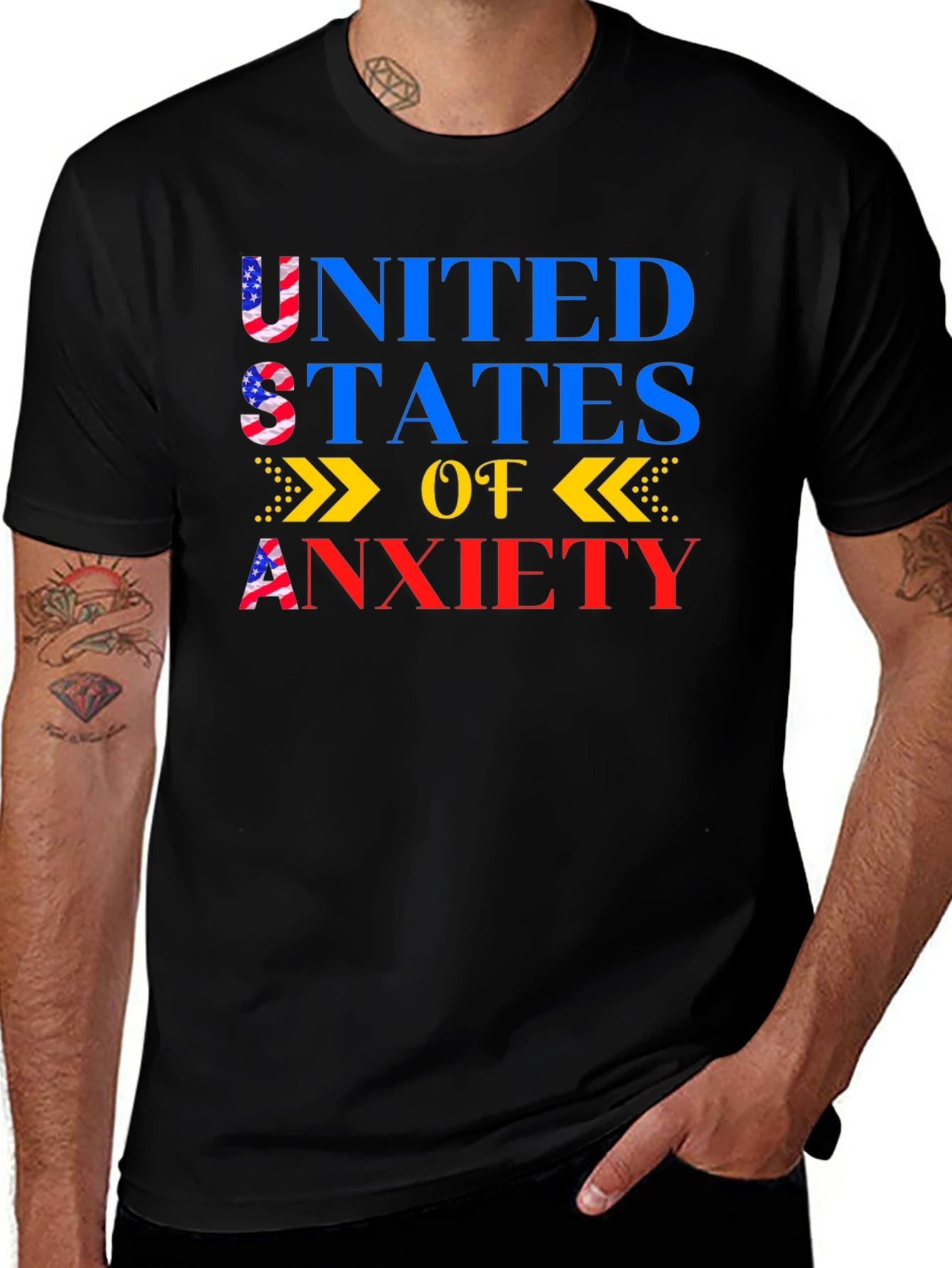 United States of Anxiety Graphic Tee