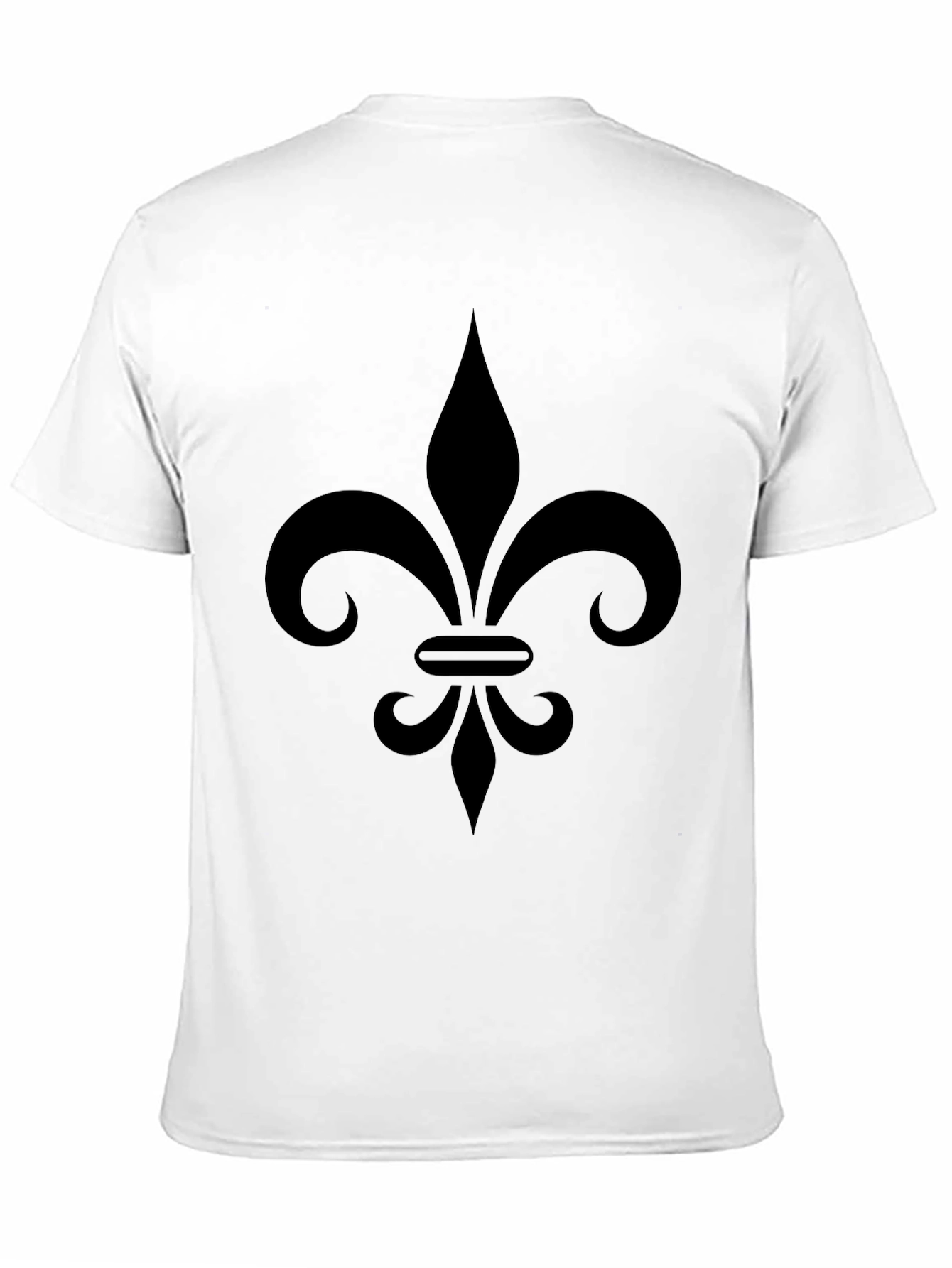 Fleur-de-Lis Graphic T-Shirt - Black