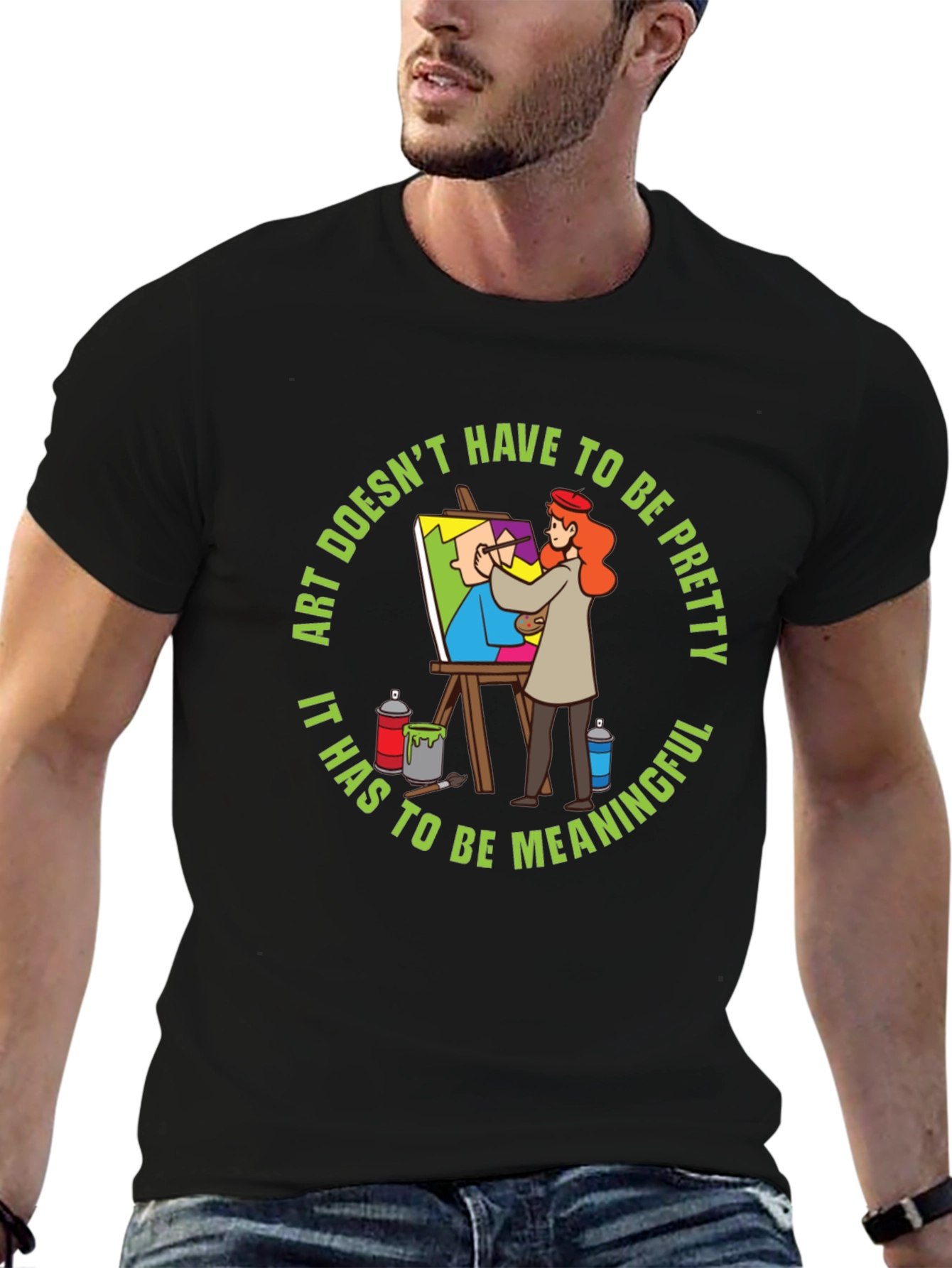 Meaningful Art T-Shirt - Artistic Statement Tee