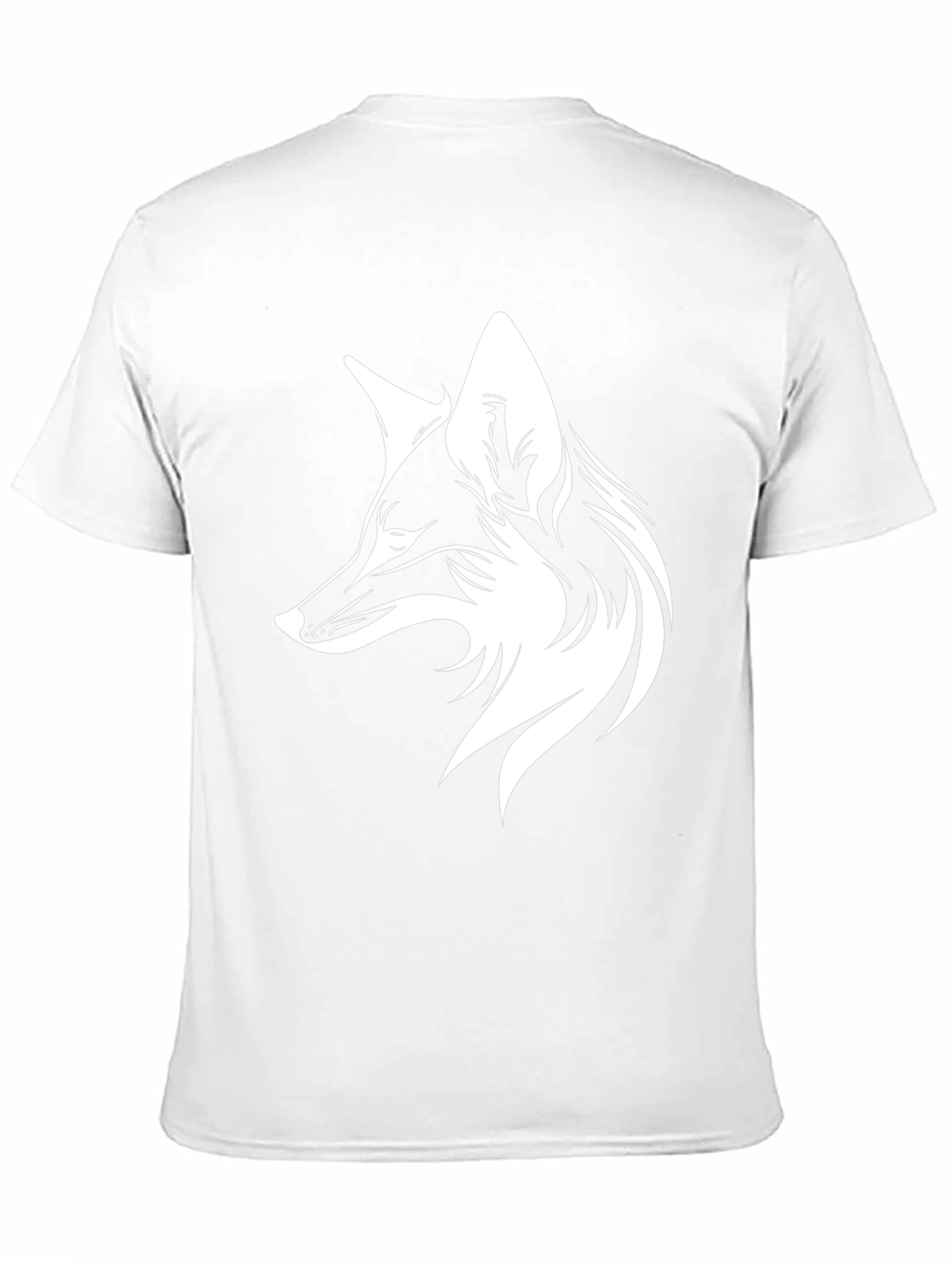 Fox Graphic Black T-Shirt - Stylish Animal Tee