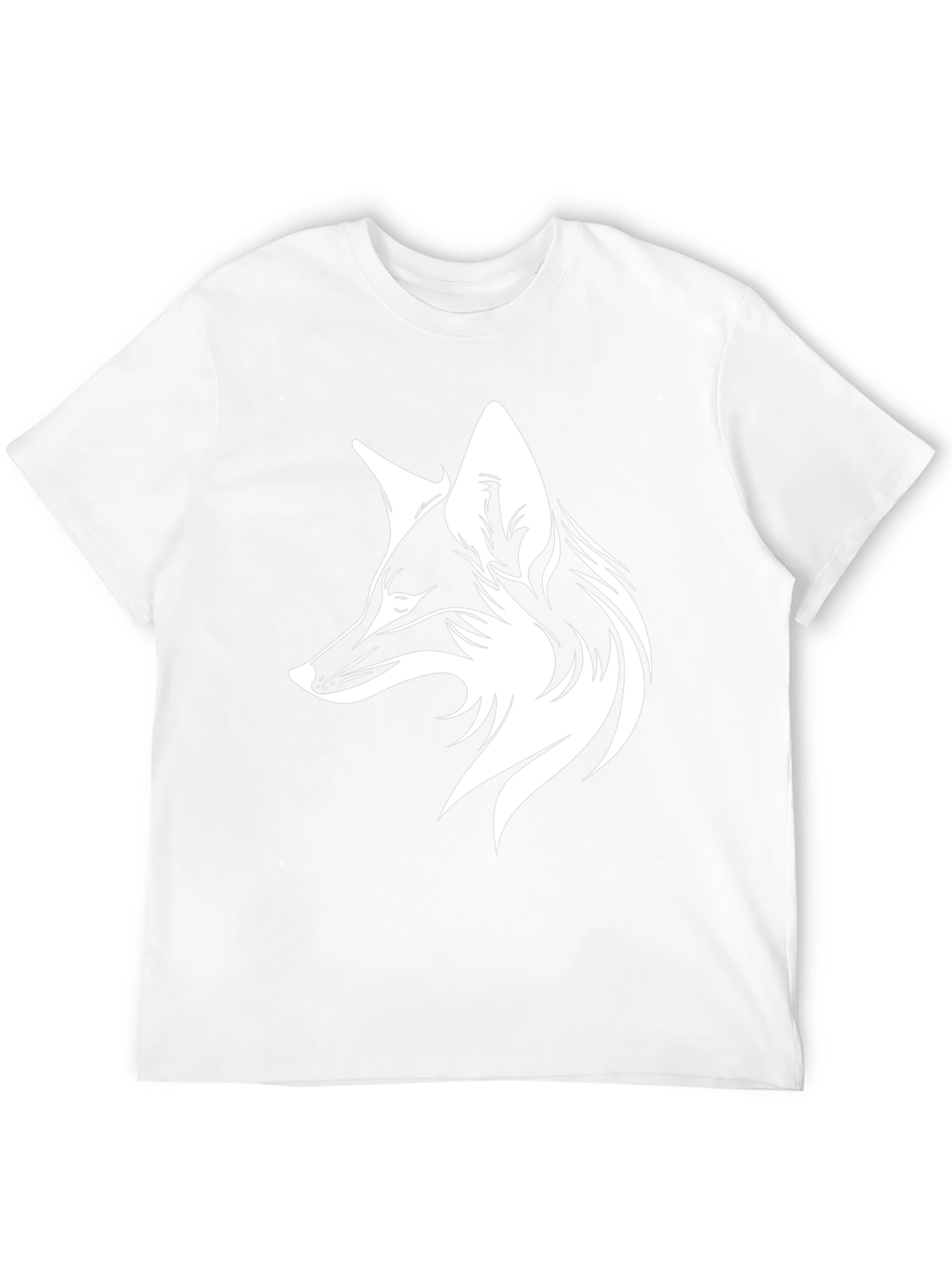 Fox Graphic Black T-Shirt - Stylish Animal Tee