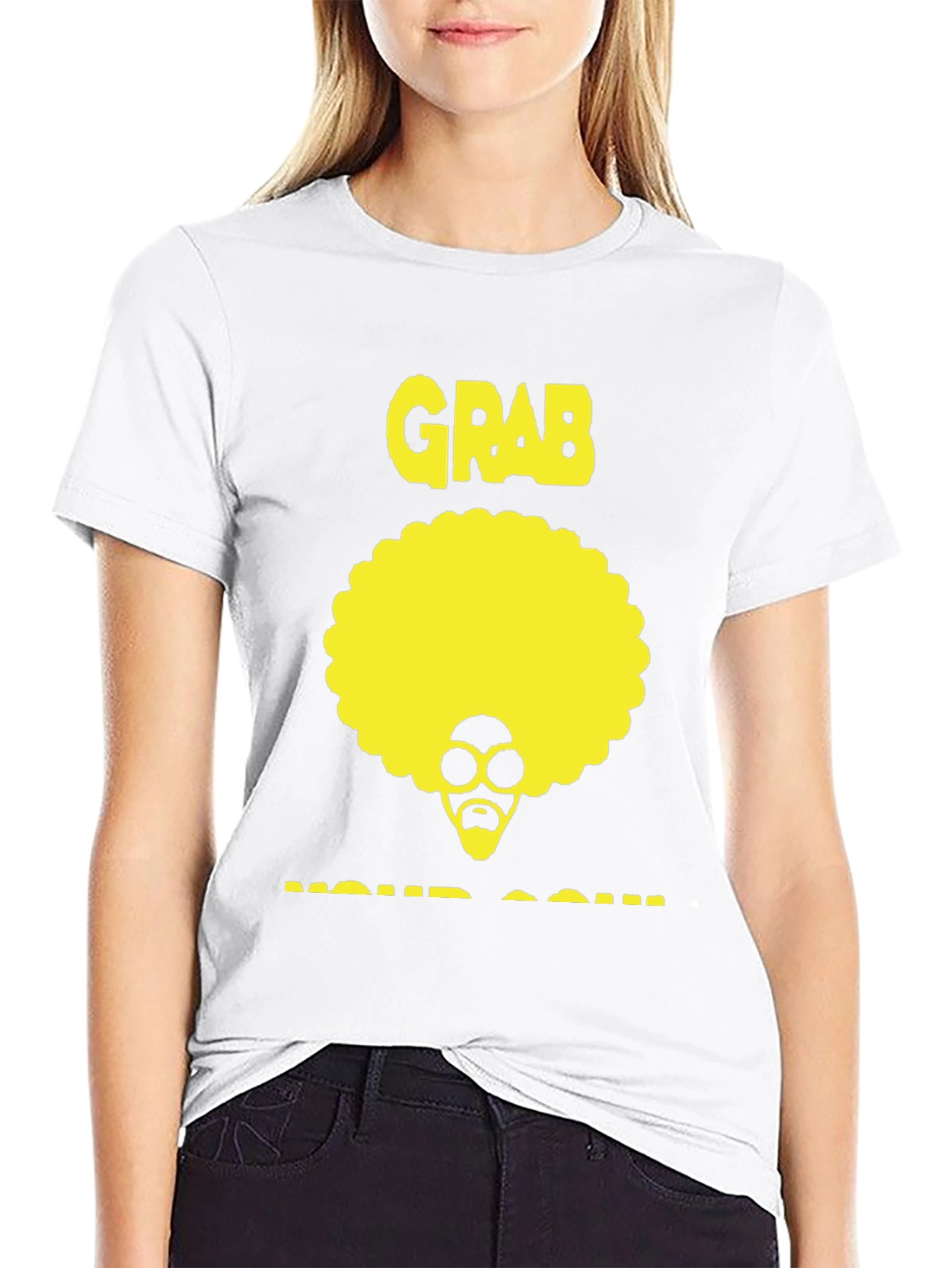 Grab Your Soul Retro Afro T-Shirt