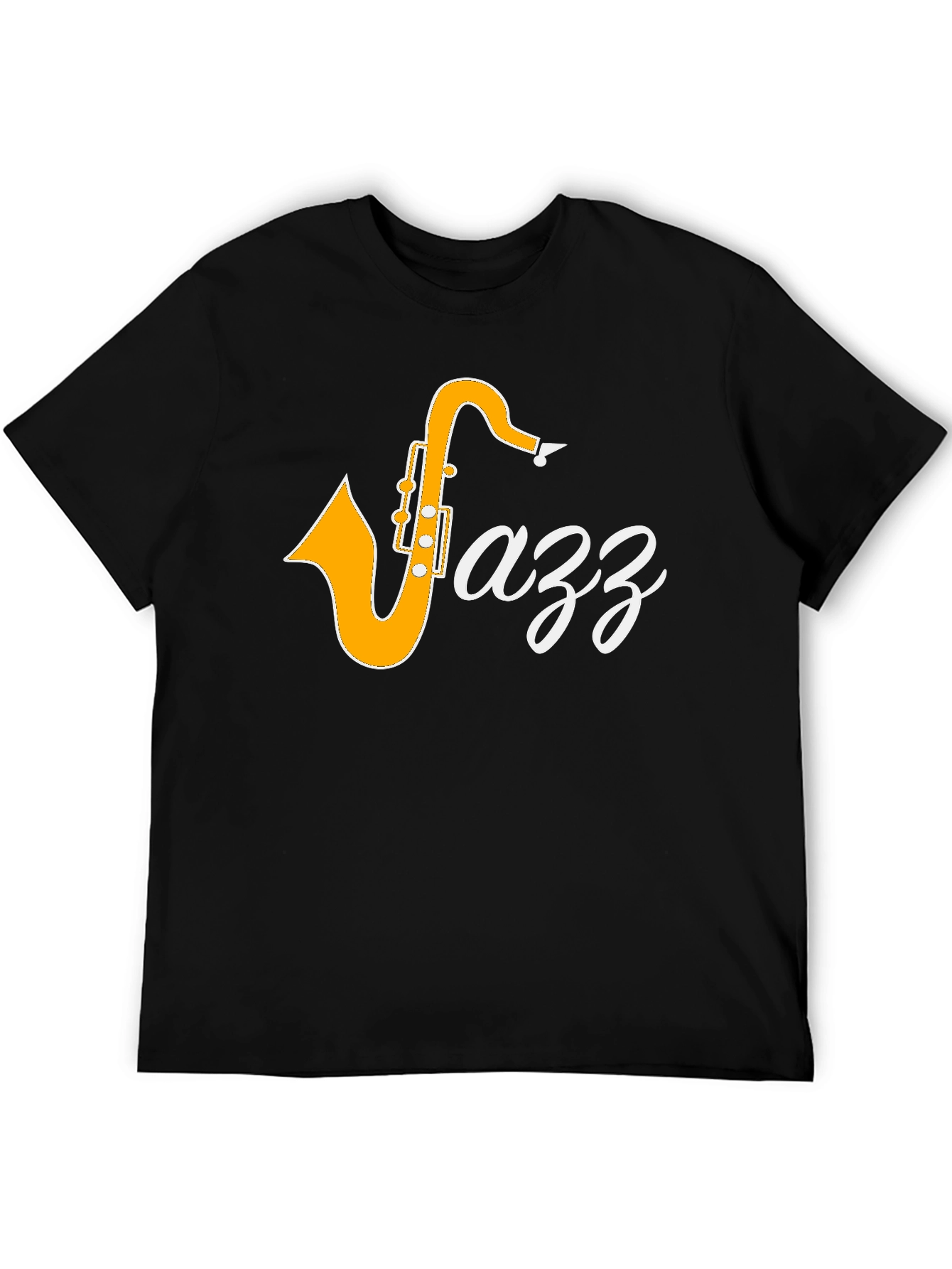Jazz Saxophone Graphic T-Shirt - Stylish Music Tee