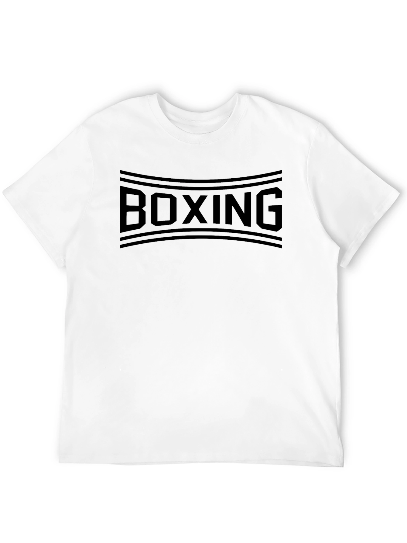 Boxing Graphic T-Shirt - Mens Black Tee