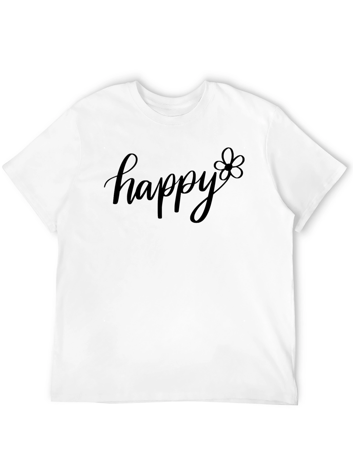 Happy Daisy Graphic T-Shirt - Soft Cotton Tee