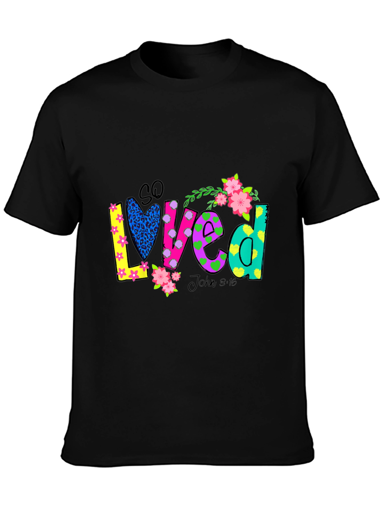 So Loved Christian Graphic Tee