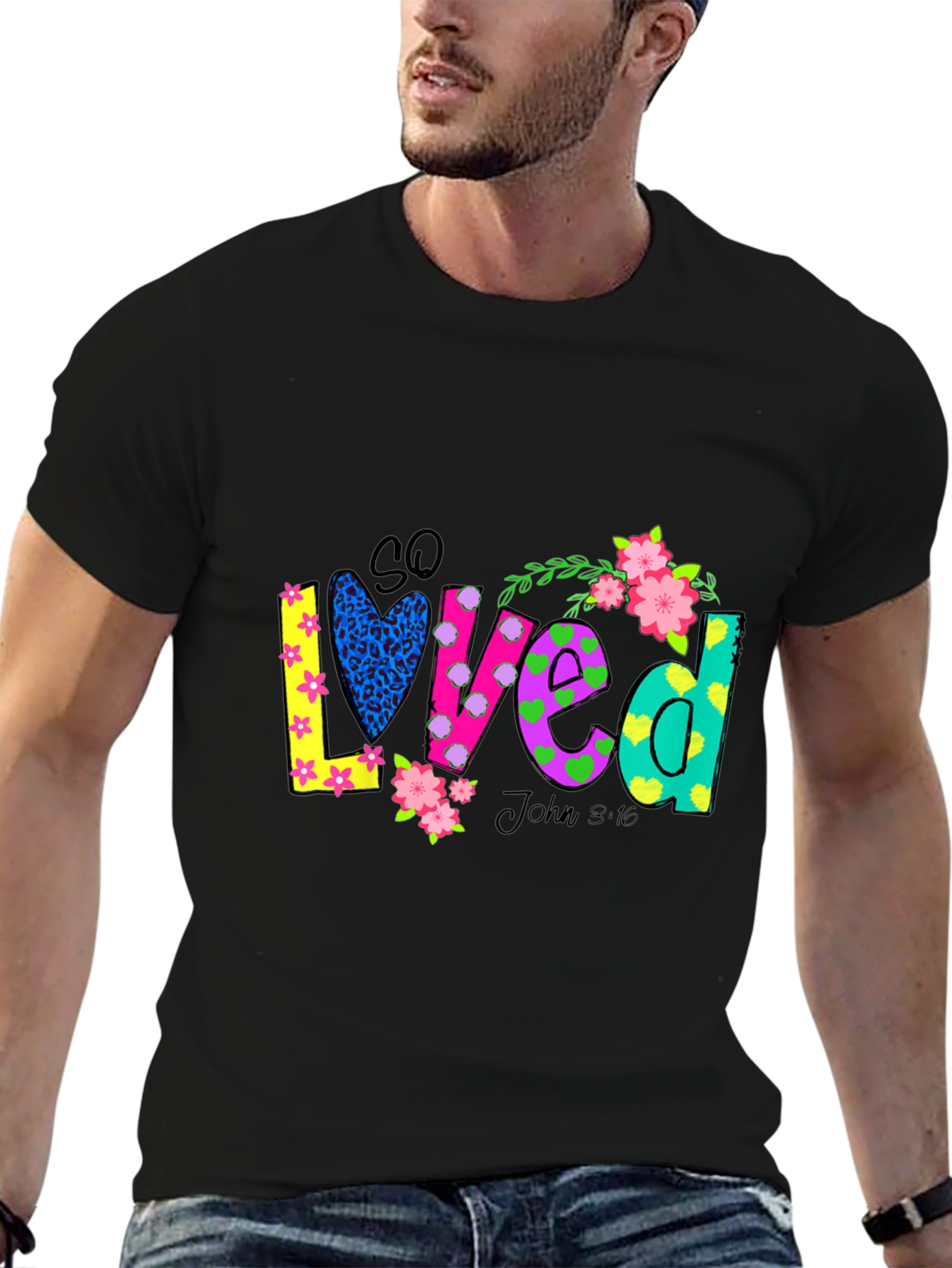 So Loved Christian Graphic Tee