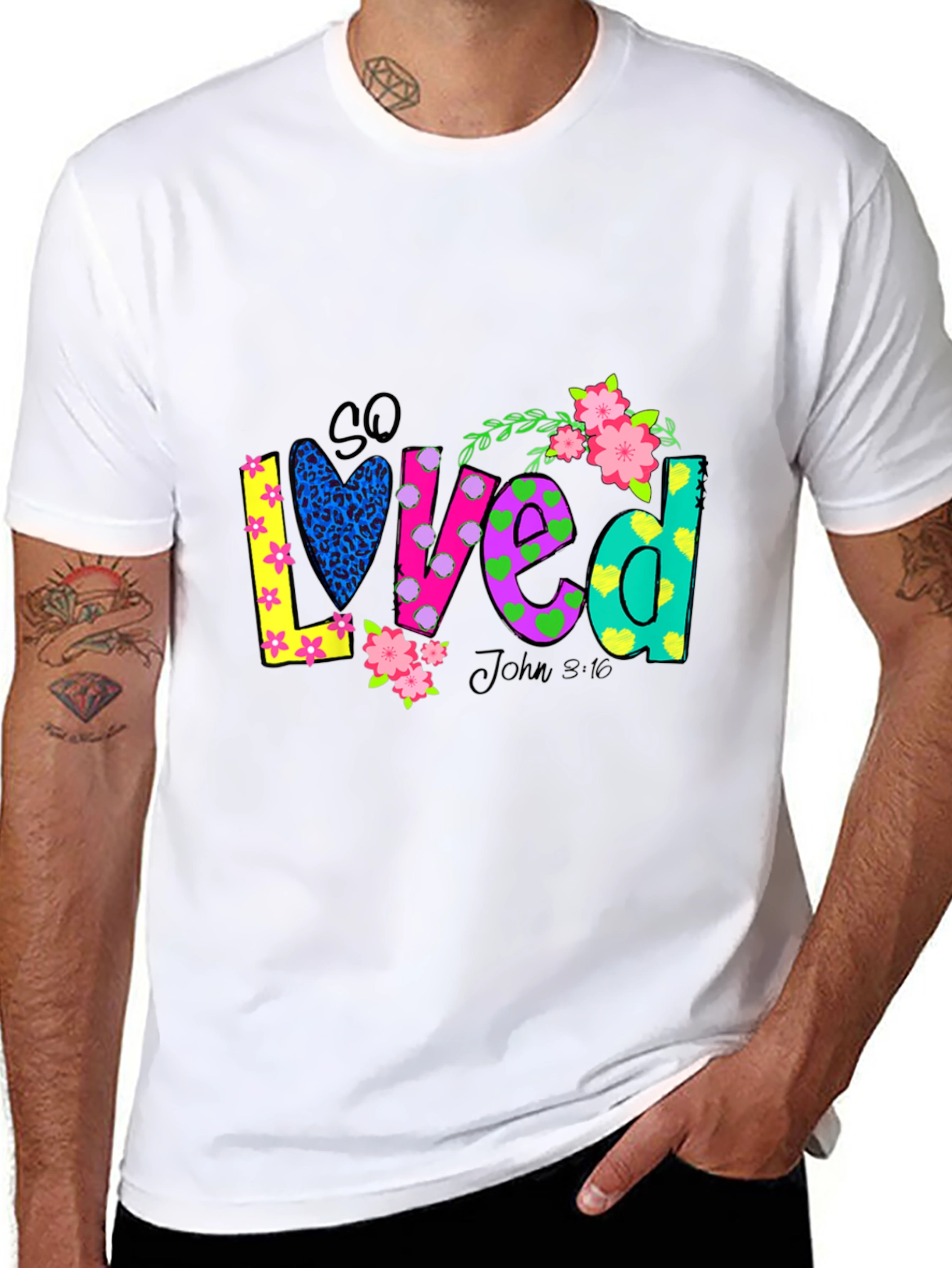 So Loved Christian Graphic Tee