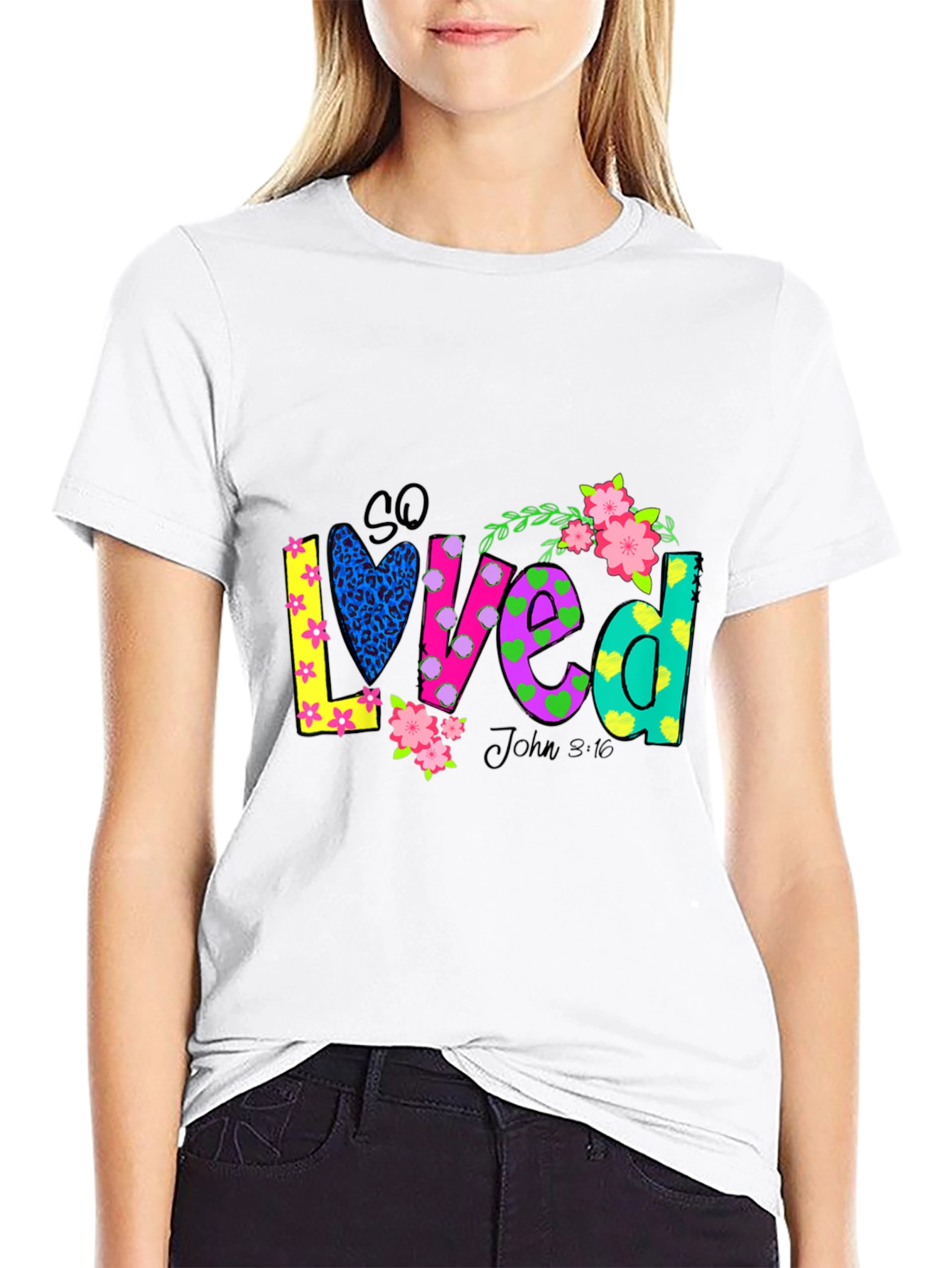 So Loved Christian Graphic Tee