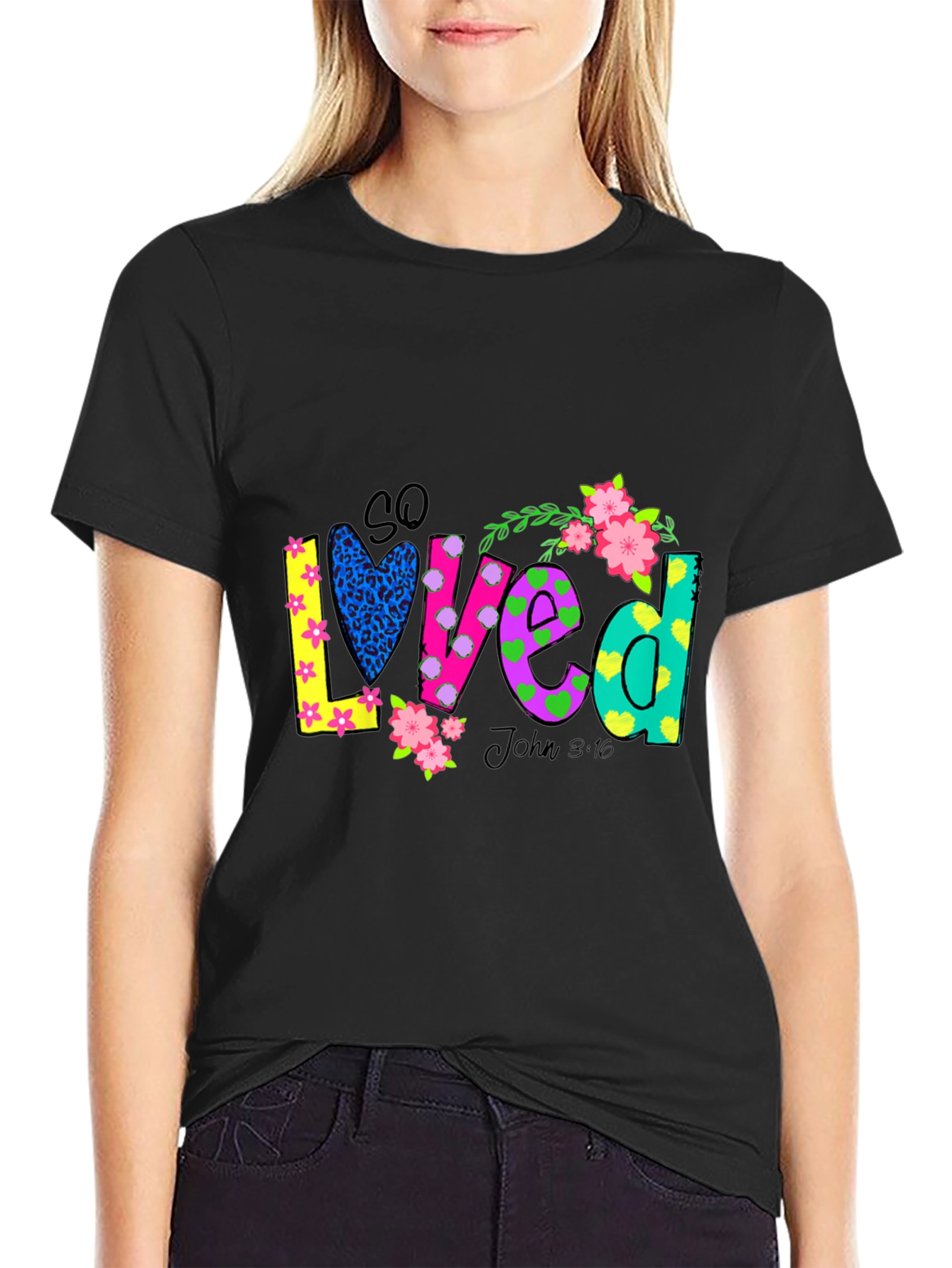 So Loved Christian Graphic Tee