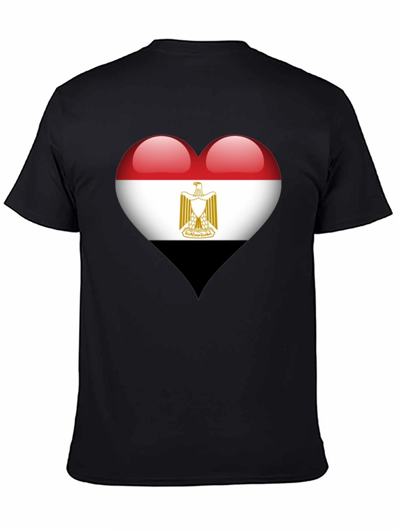 Egypt Flag Heart T-Shirt - Show Your Love!