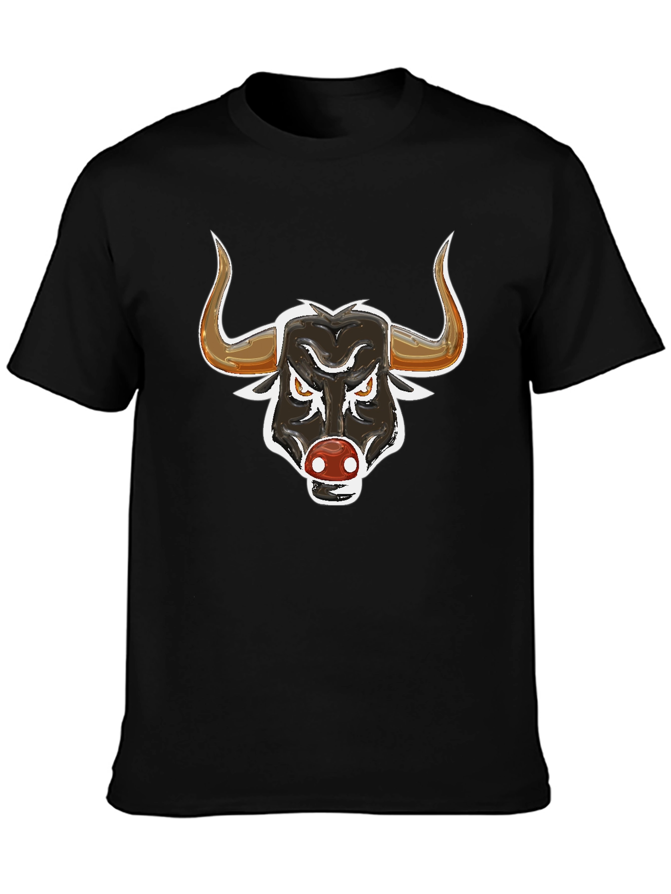 Black Bull Graphic Tee - Bold & Stylish
