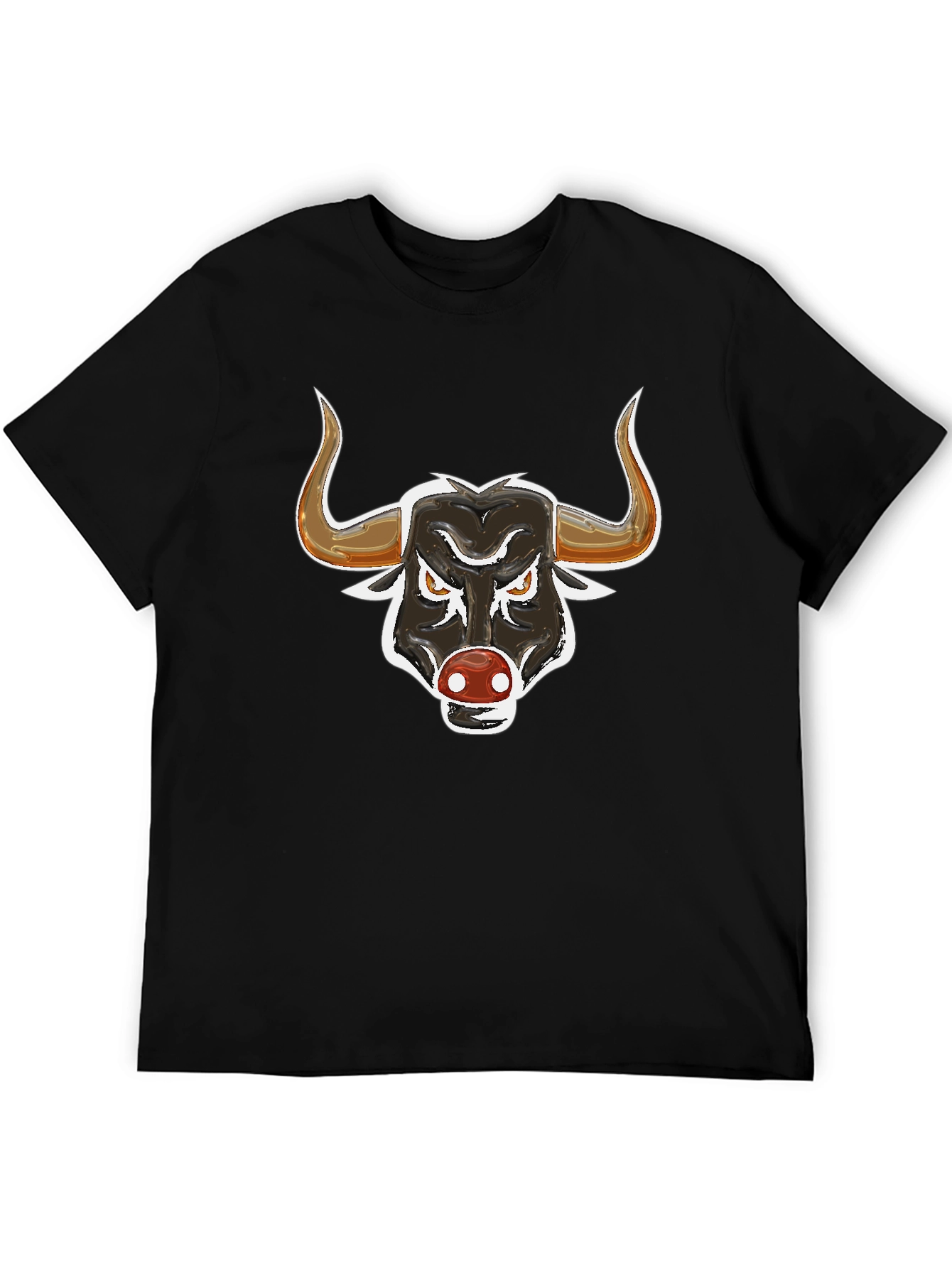 Black Bull Graphic Tee - Bold & Stylish