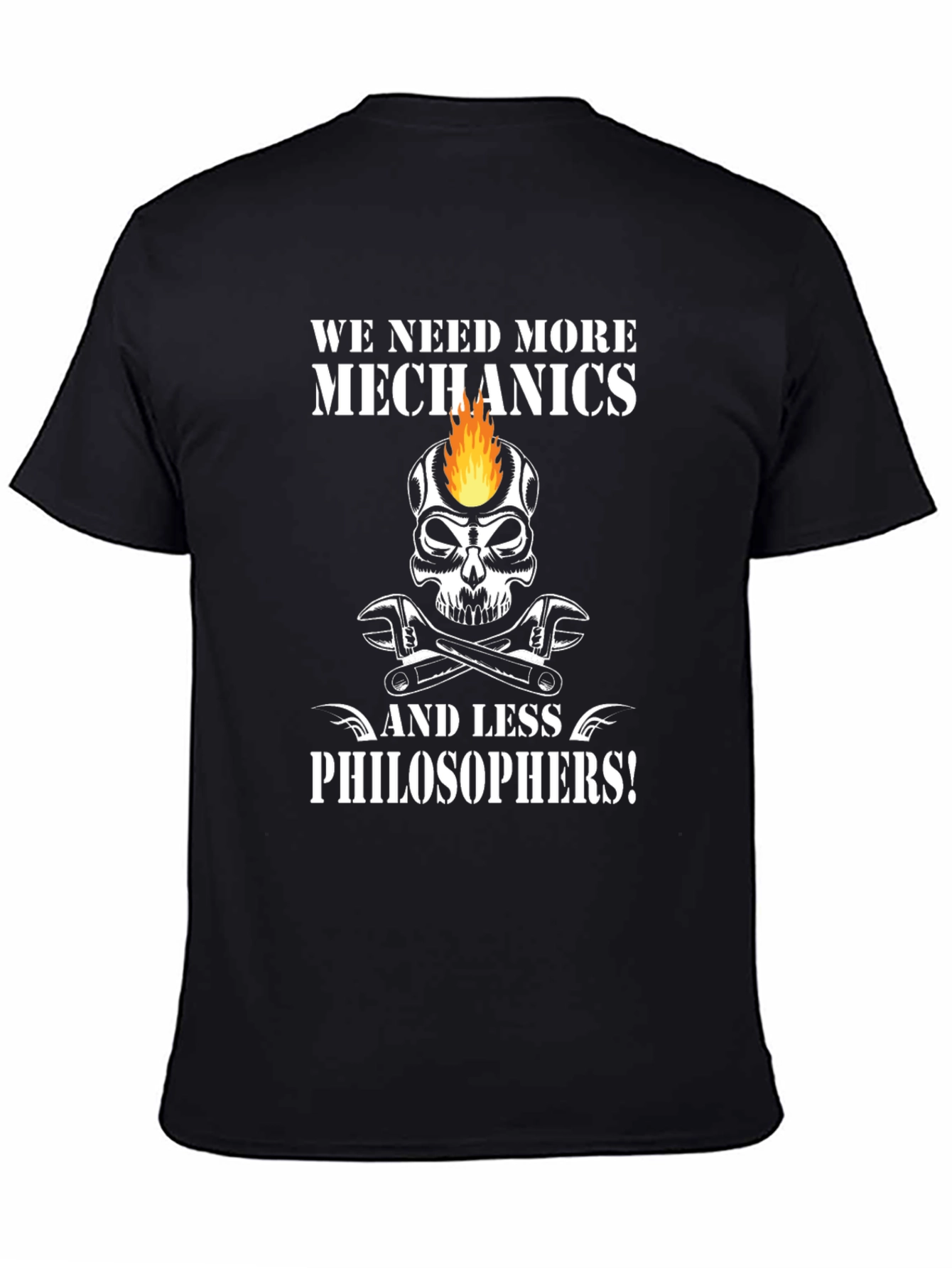 Mechanic Skull Graphic T-Shirt - More Mechanics!