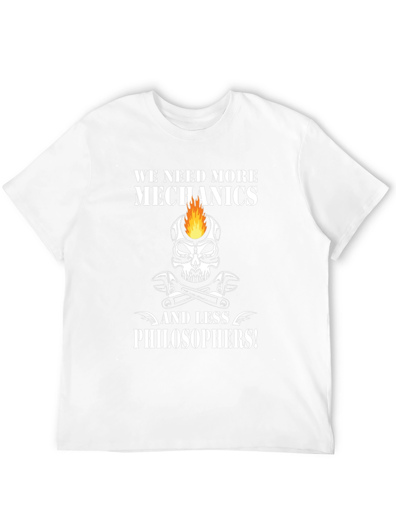 Mechanic Skull Graphic T-Shirt - More Mechanics!