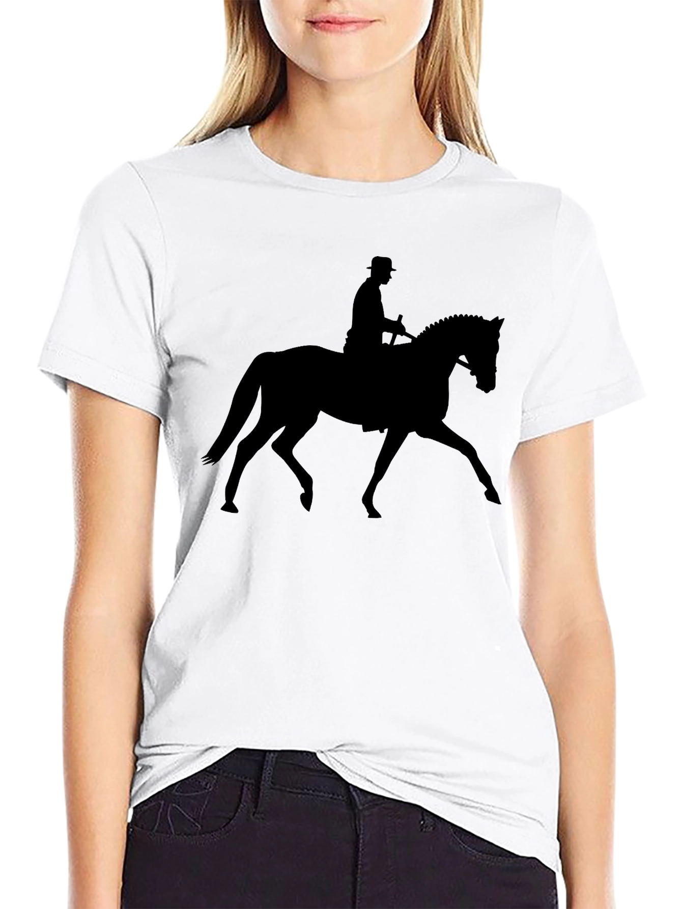 Equestrian Silhouette Graphic Tee