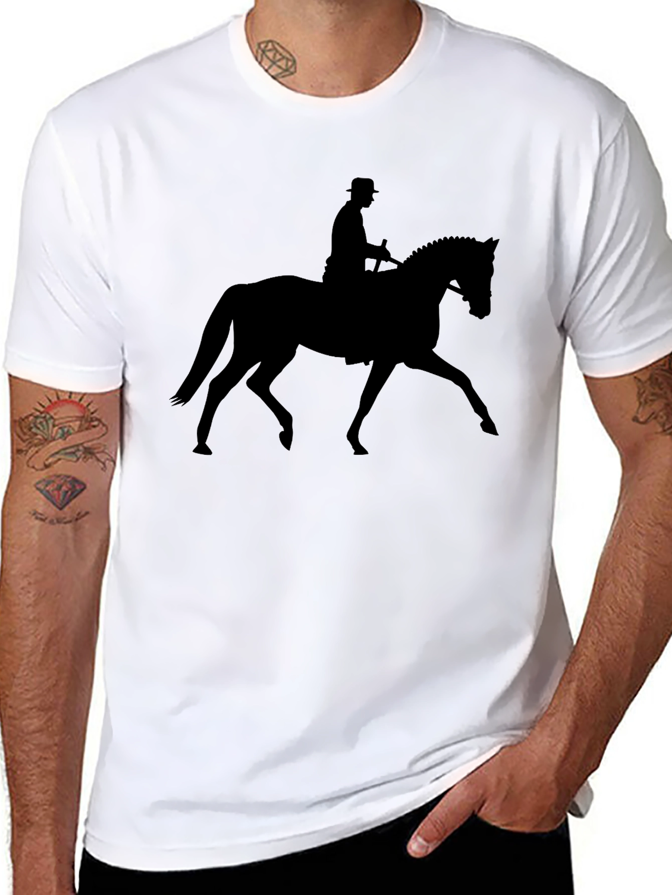 Equestrian Silhouette Graphic Tee