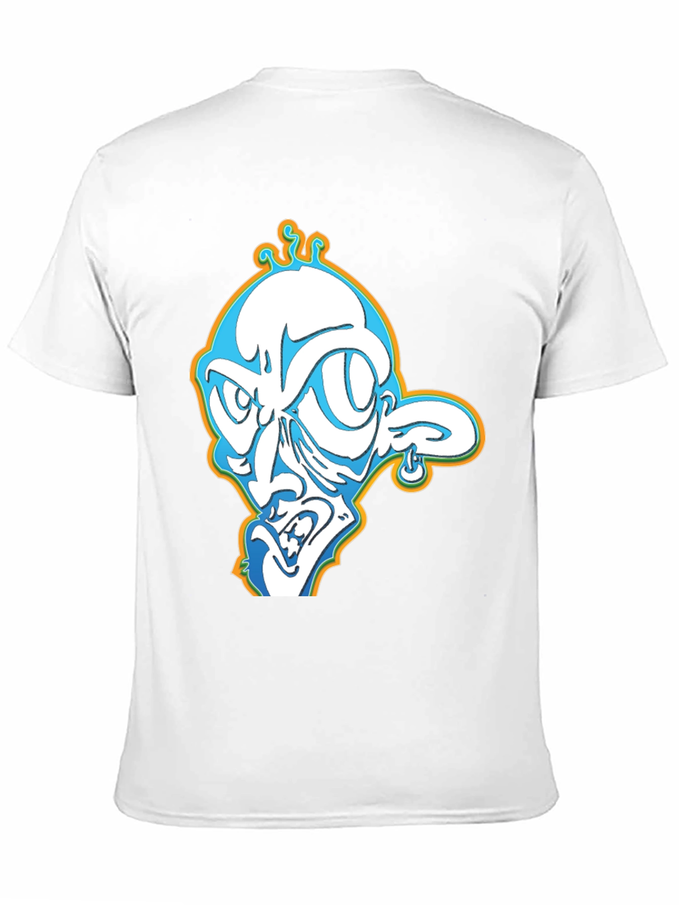 Cool Cartoon Graphic Tee - Black