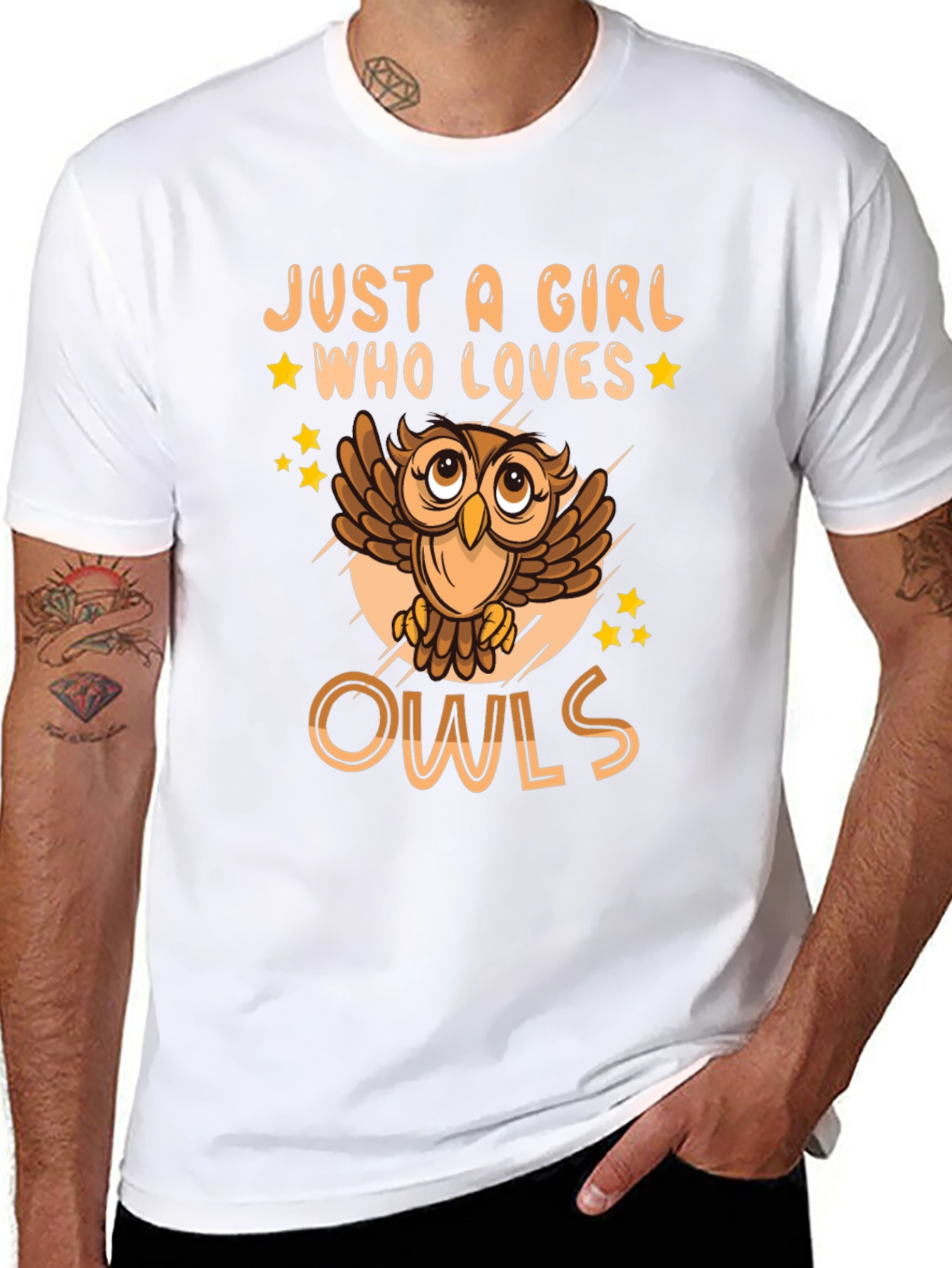 Just a Girl Who Loves Owls T-Shirt