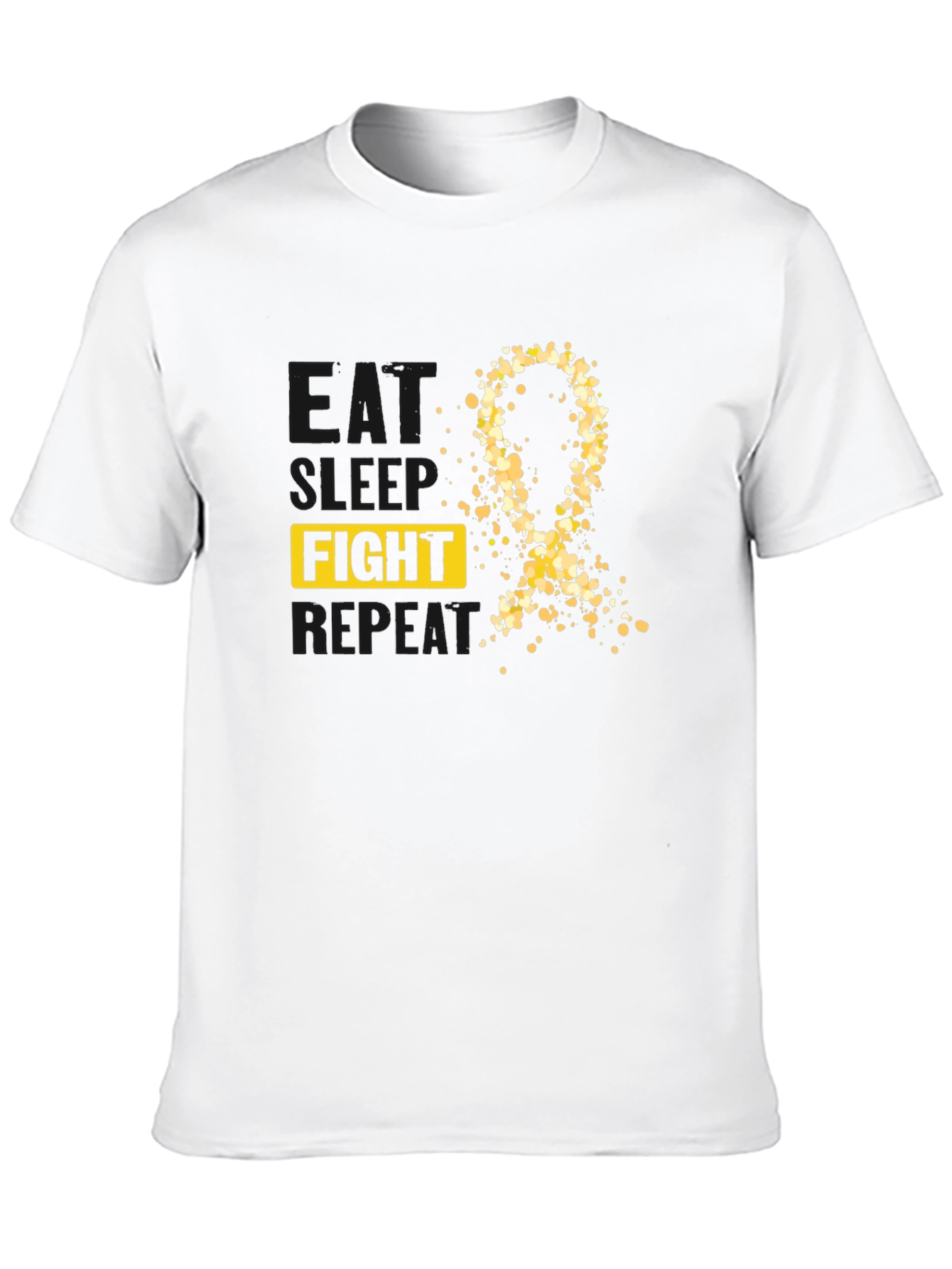 Fight Repeat T-Shirt - Awareness Tee