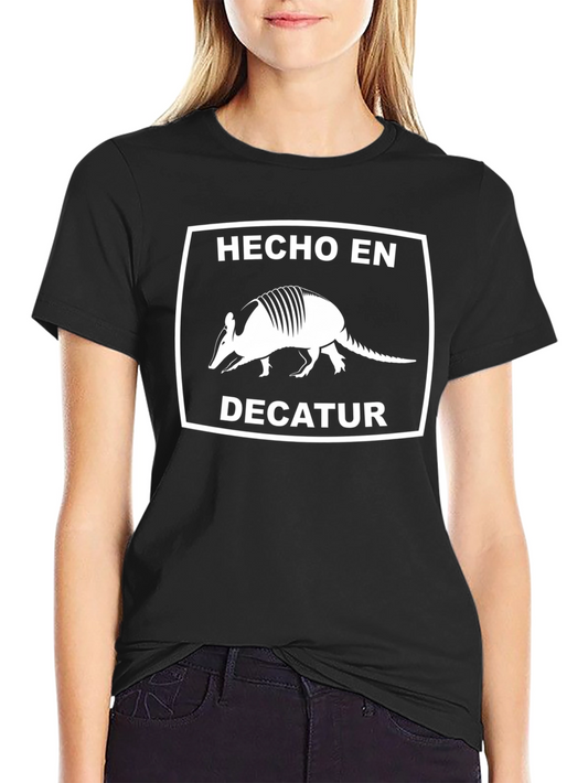 Hecho En Decatur Armadillo Graphic Tee - Black